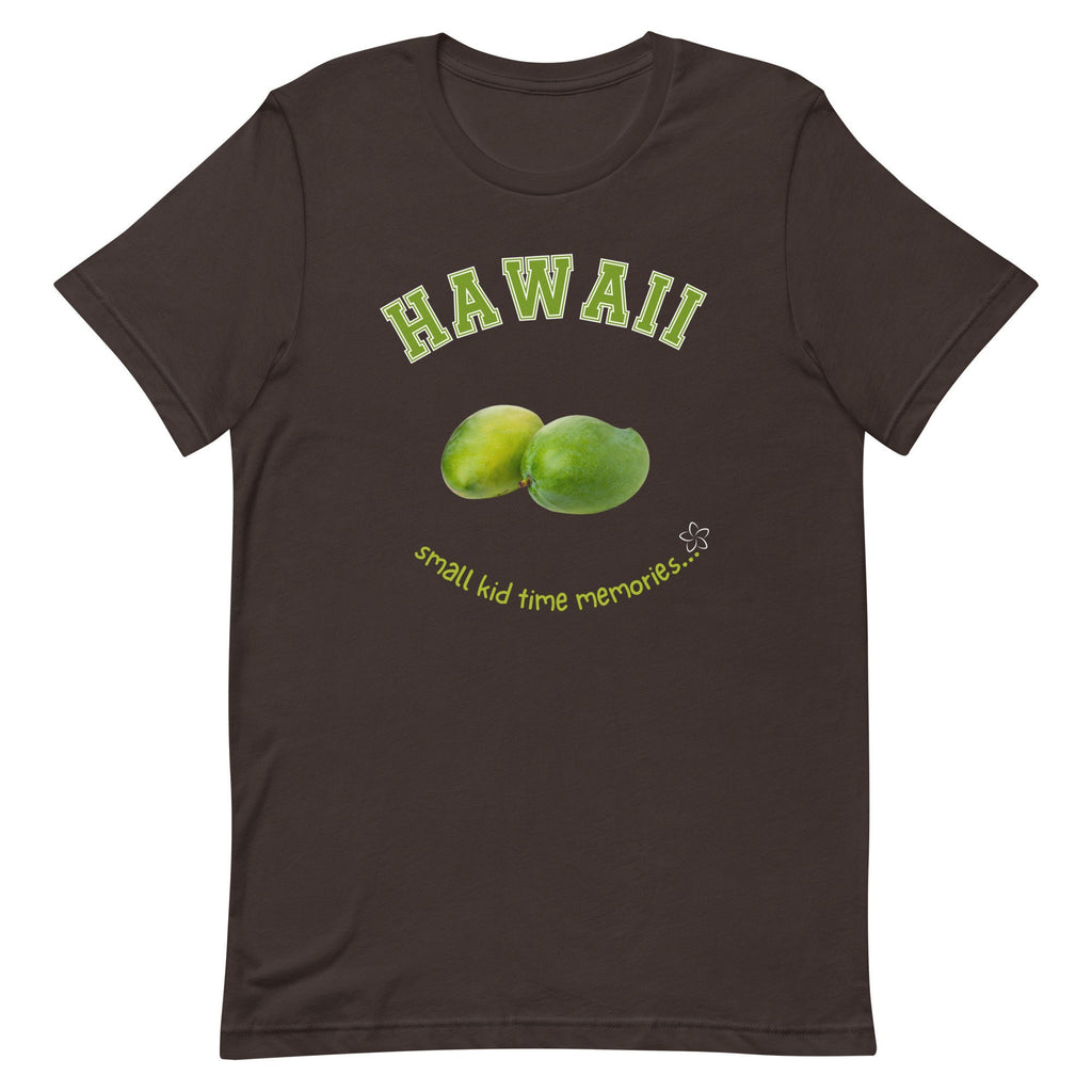 Hawaii Mango T-Shirt: Small Kid Time Memories, Unisex Tee