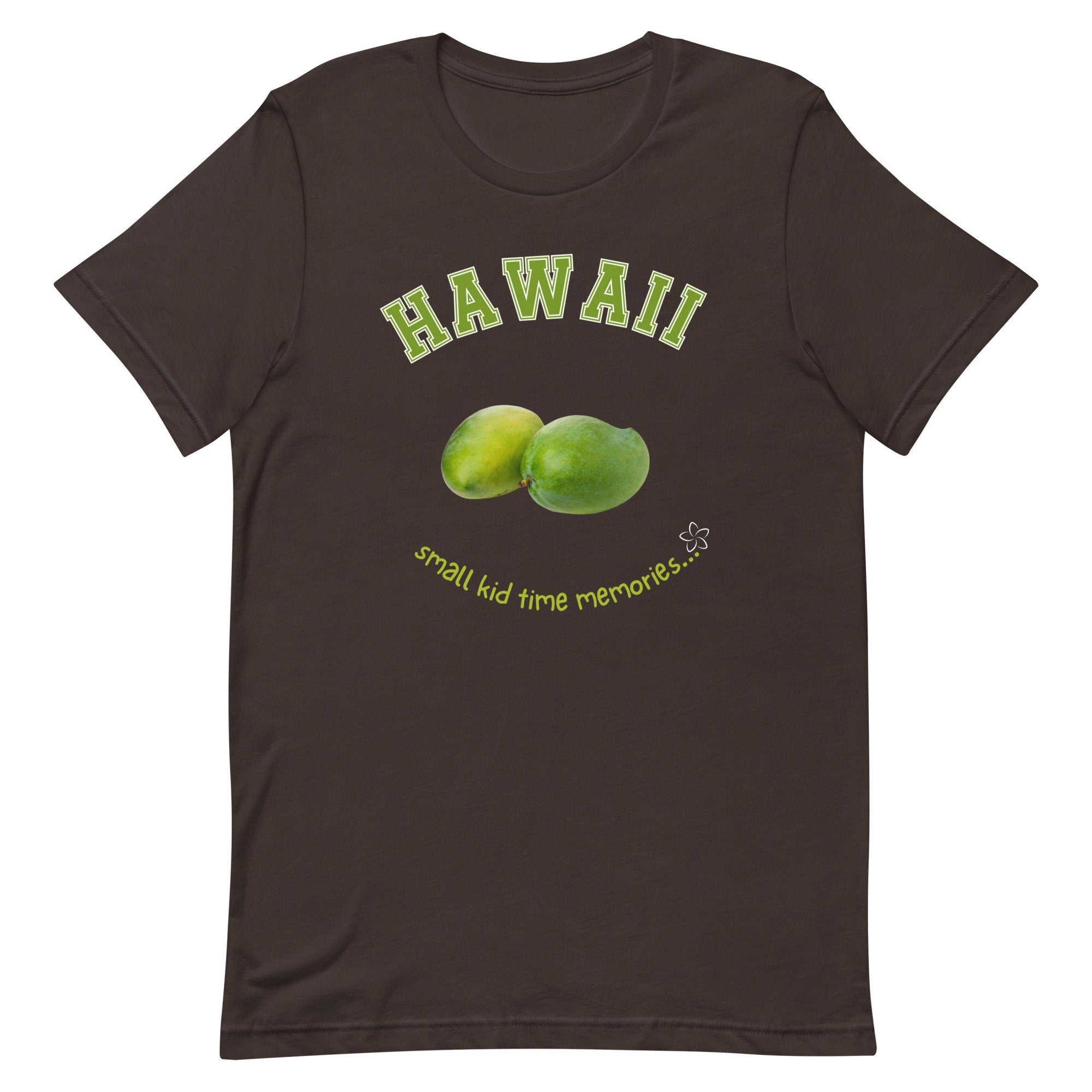 Hawaii Mango T-Shirt: Small Kid Time Memories, Unisex Tee