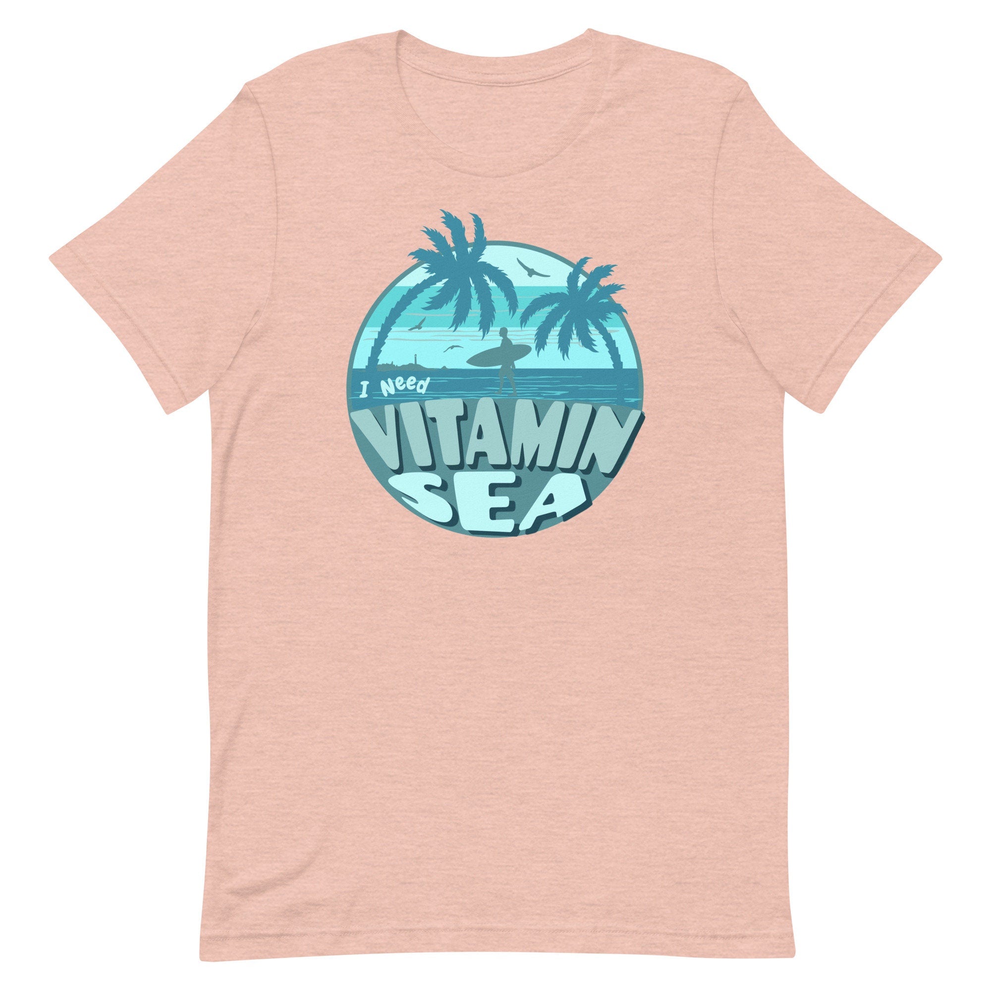 Vitamin Sea Shirt: Beach Lover Tee, Summer T-Shirt