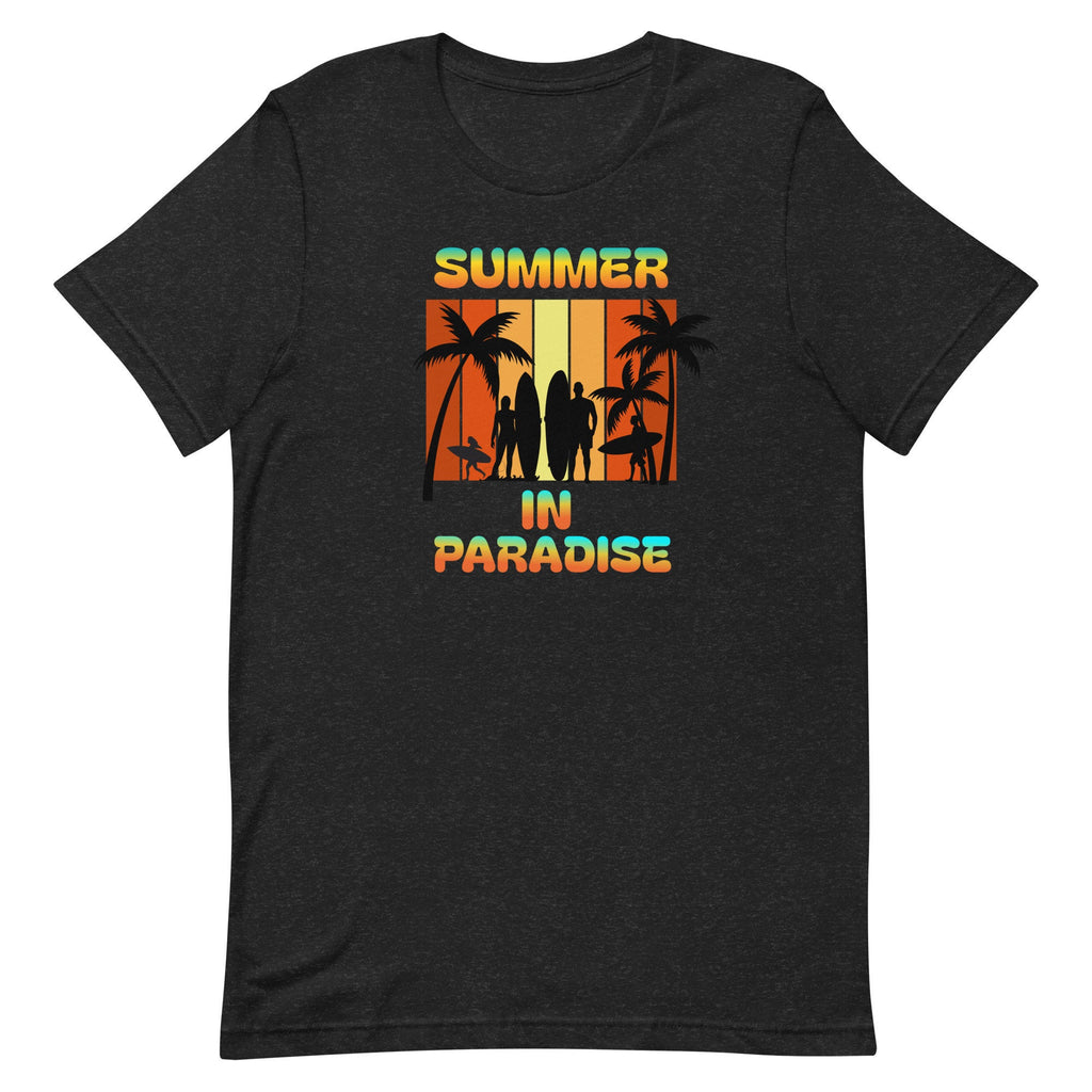 Summer in Paradise T-Shirt: Tropical Sunset Hawaii Surf Tee