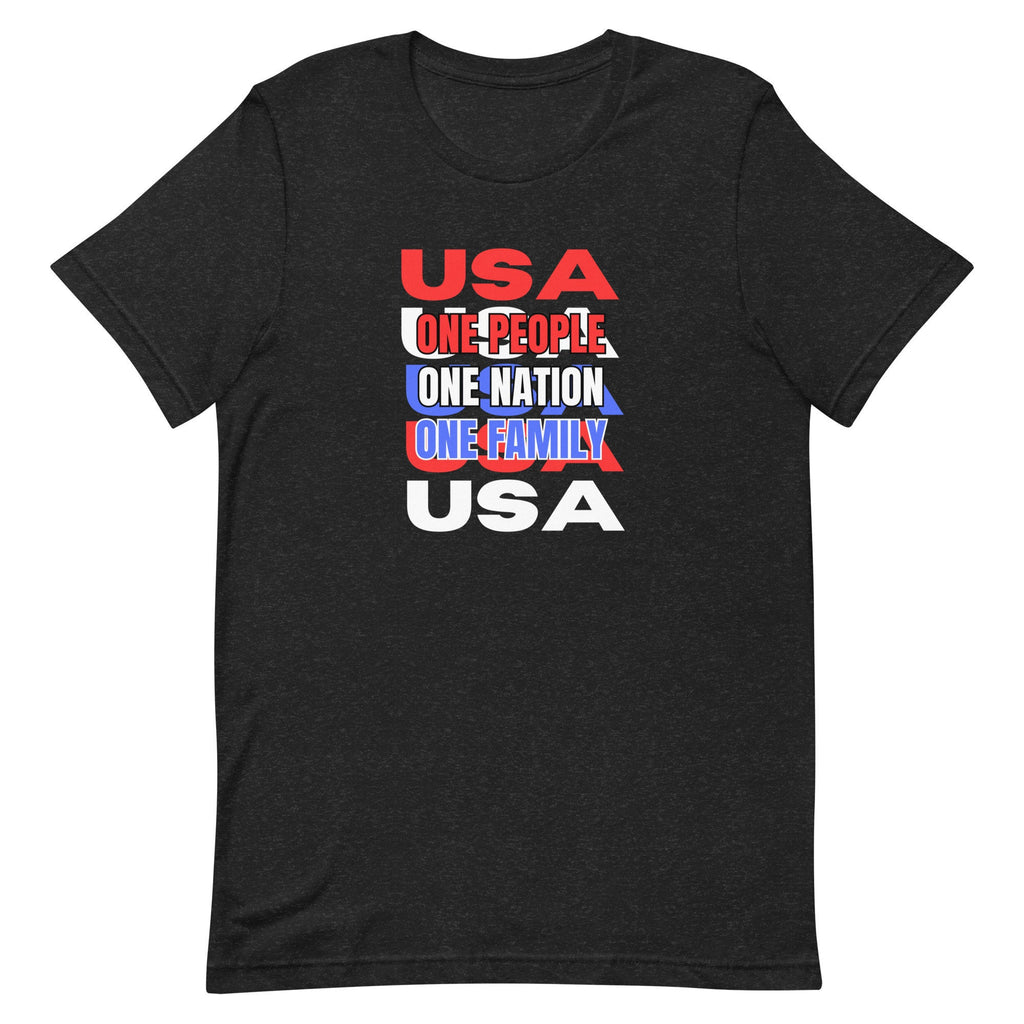 USA One Nation T-Shirt: Patriotic Gift