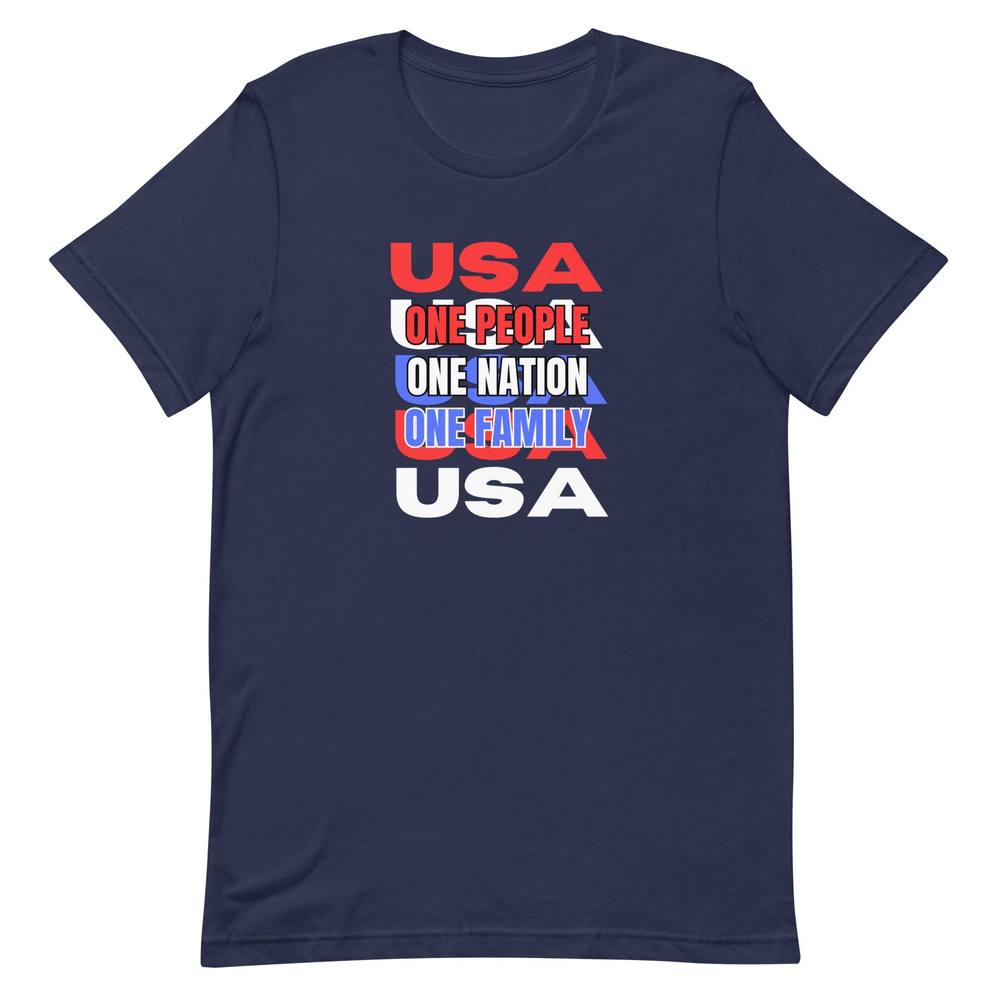 USA One Nation T-Shirt: Patriotic Gift