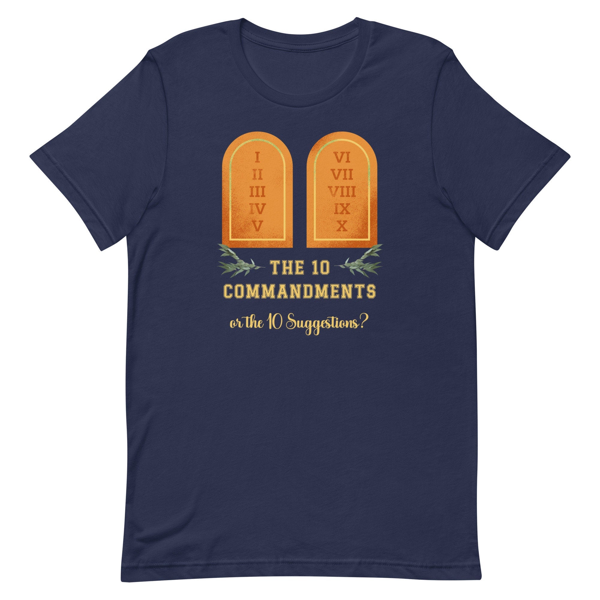 Ten Commandments T-Shirt: Christian Unisex Tee