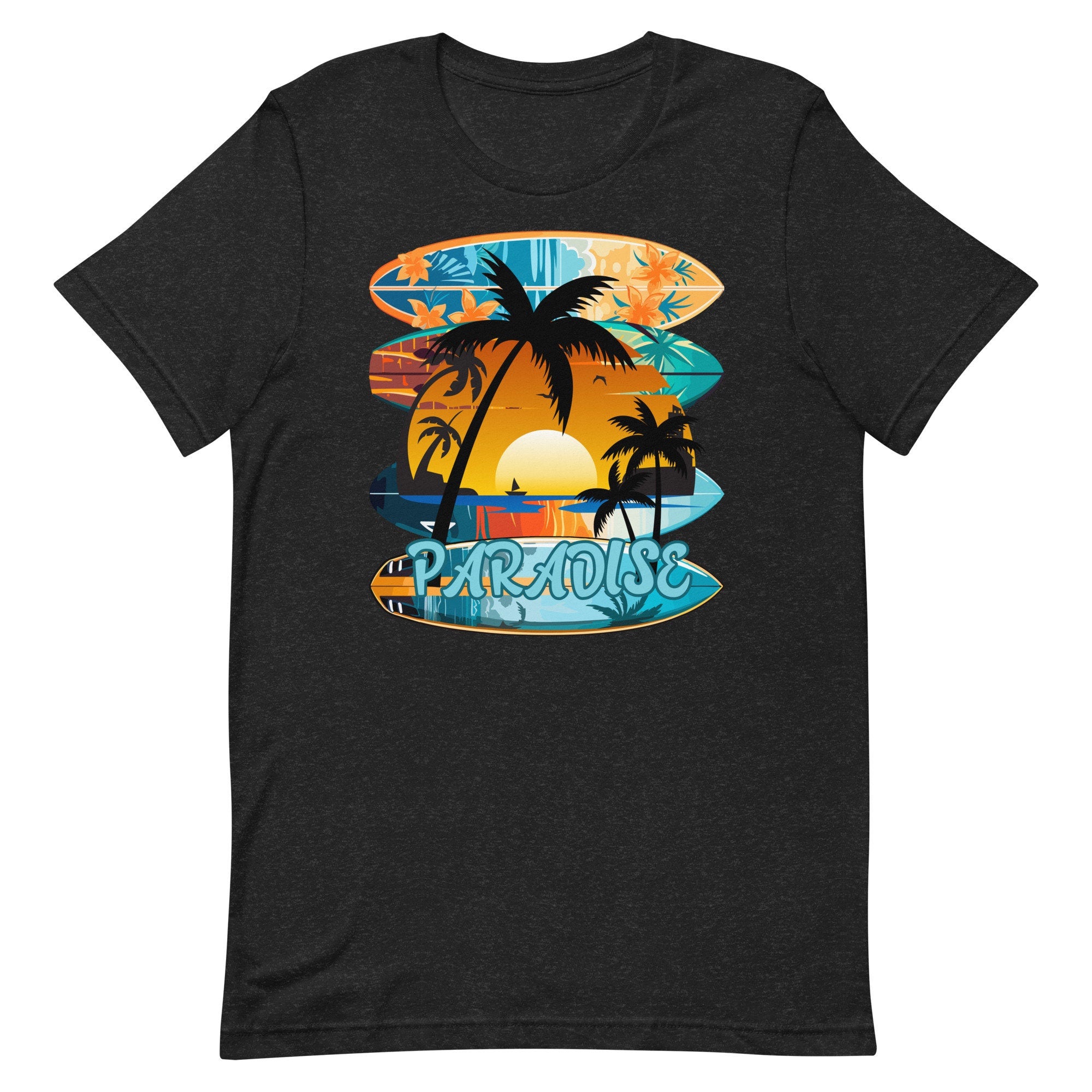Surfing T-Shirt: Hawaii Beach Paradise Tee