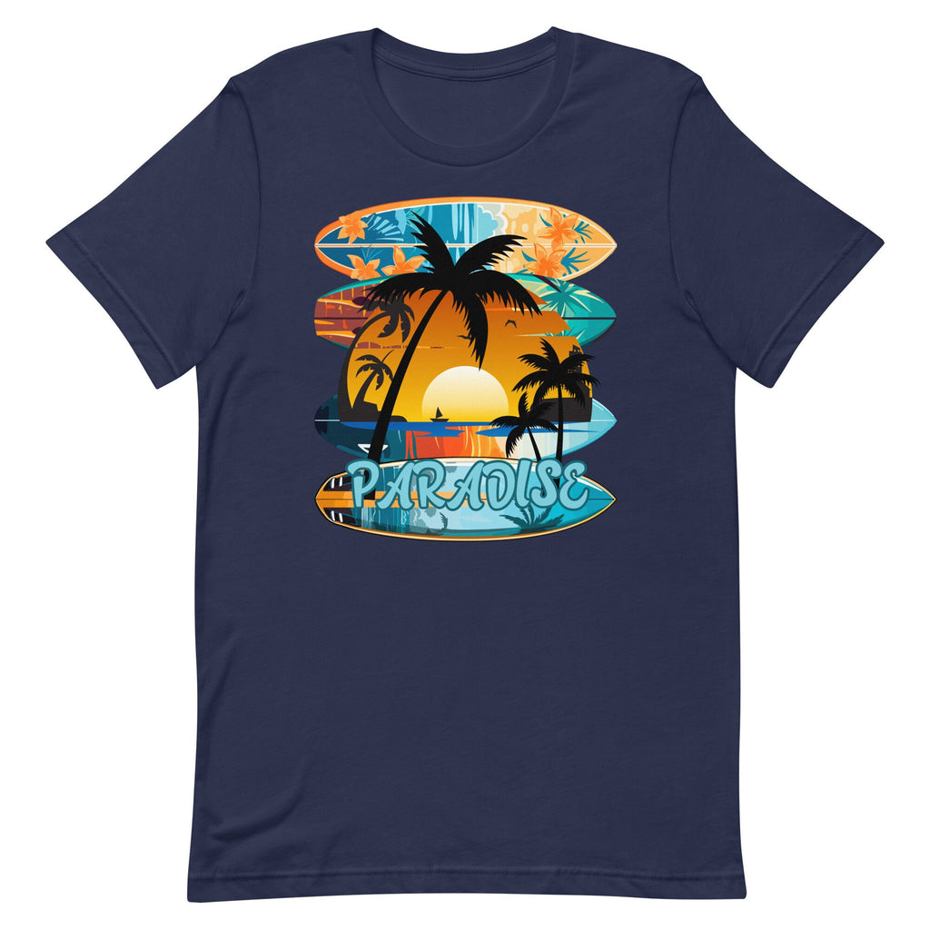 Surfing T-Shirt: Hawaii Beach Paradise Tee