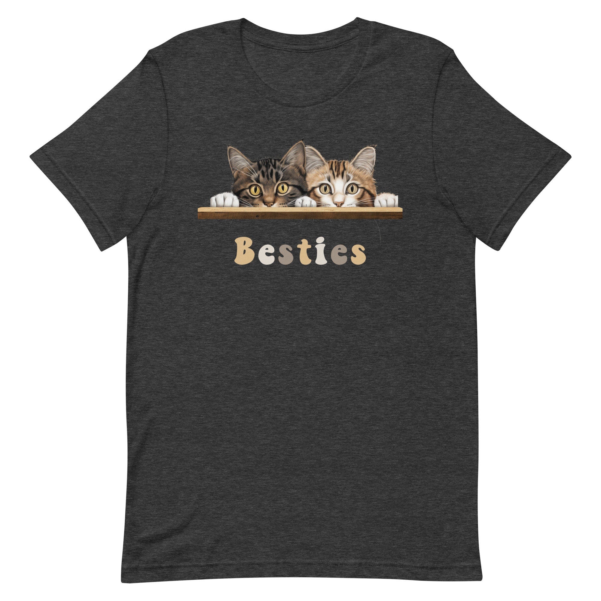 Cute cats shirt, two best friends cats shirt, Best Friends Shirt, Besties T-Shirt, Cat Lover Shirt, gift for cat lover, cat owner gift,