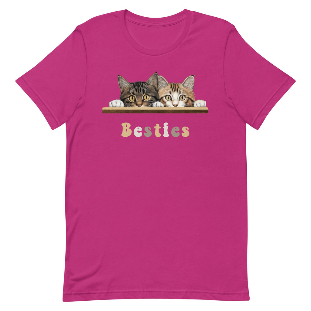 Cute cats shirt, two best friends cats shirt, Best Friends Shirt, Besties T-Shirt, Cat Lover Shirt, gift for cat lover, cat owner gift,