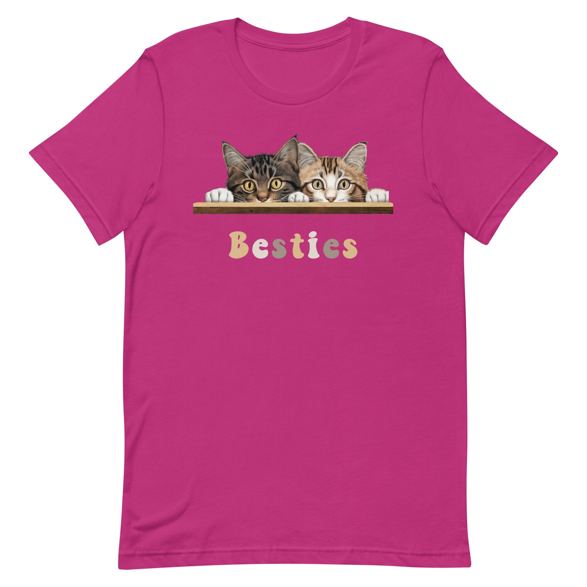 Cute cats shirt, two best friends cats shirt, Best Friends Shirt, Besties T-Shirt, Cat Lover Shirt, gift for cat lover, cat owner gift,