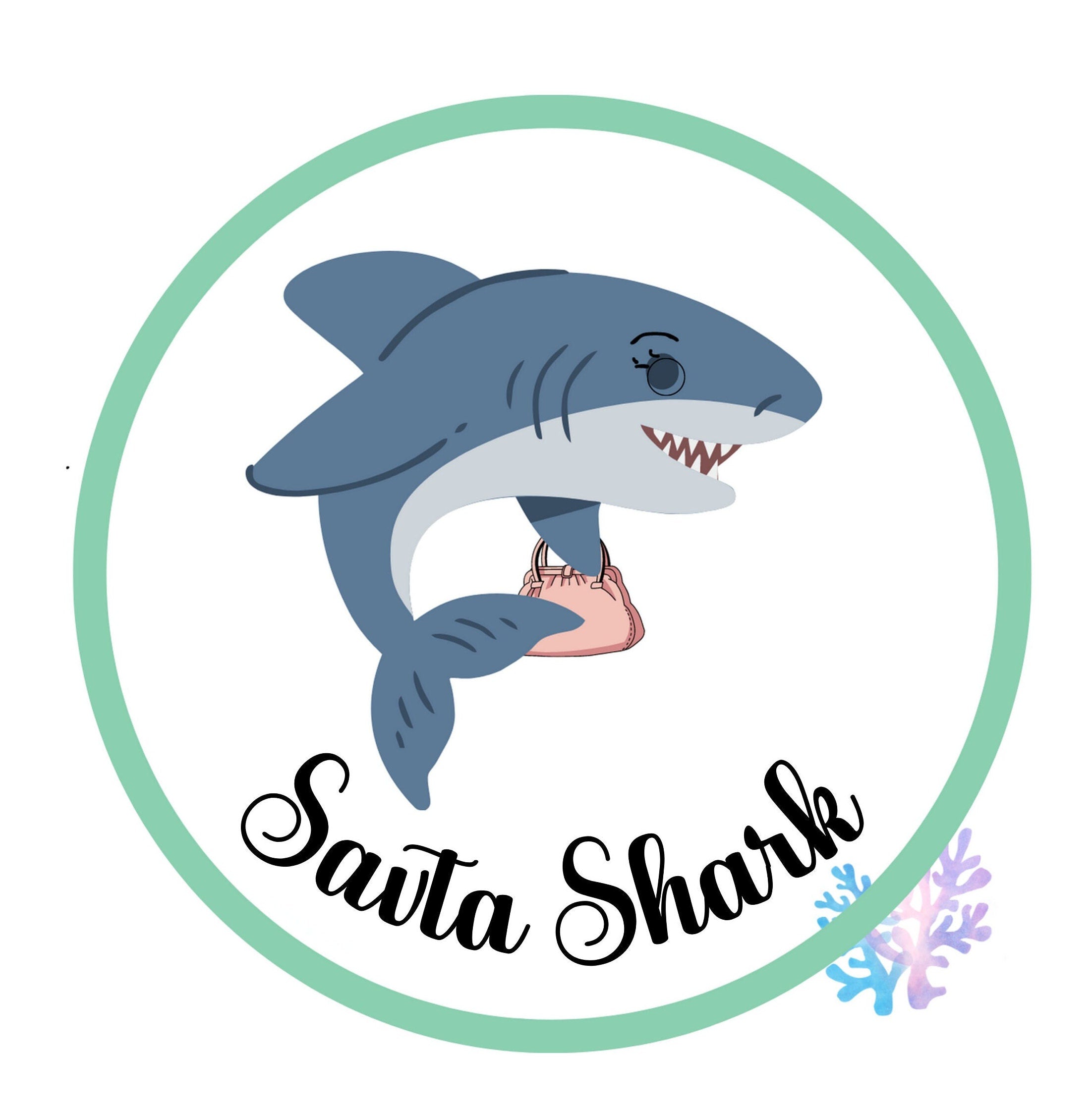 Savta Shark T-Shirt: Hebrew Grandma Shark Tee