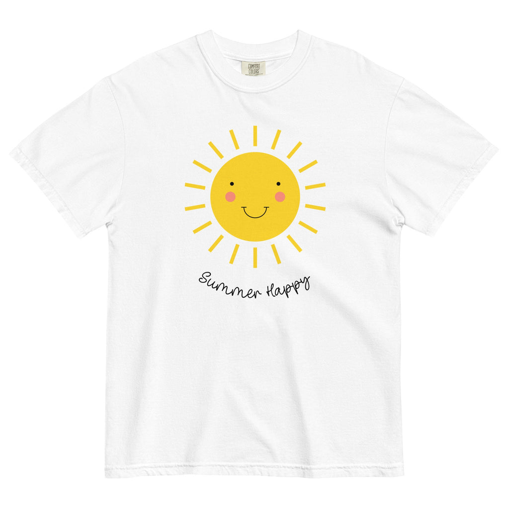 Summer Sun Comfort Colors T-Shirt: Summer Happy Unisex Tee