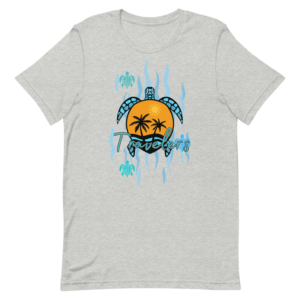 Tropical Sea Turtles T-Shirt: Hawaii Beach Summer Tee