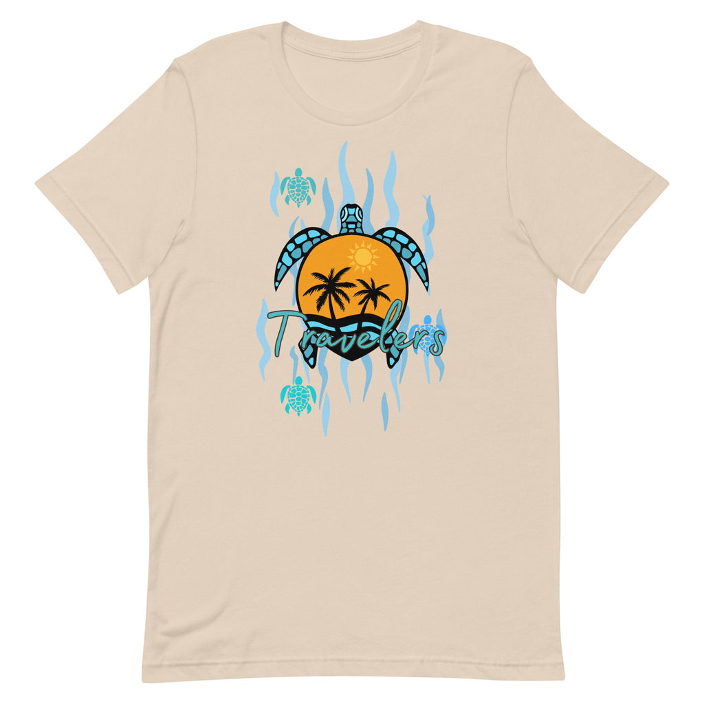 Tropical Sea Turtles T-Shirt: Hawaii Beach Summer Tee