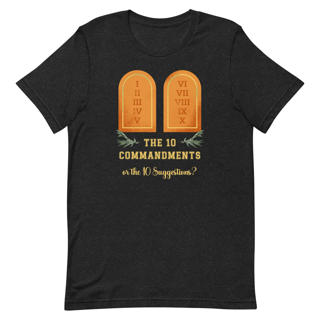 Ten Commandments T-Shirt: Christian Unisex Tee