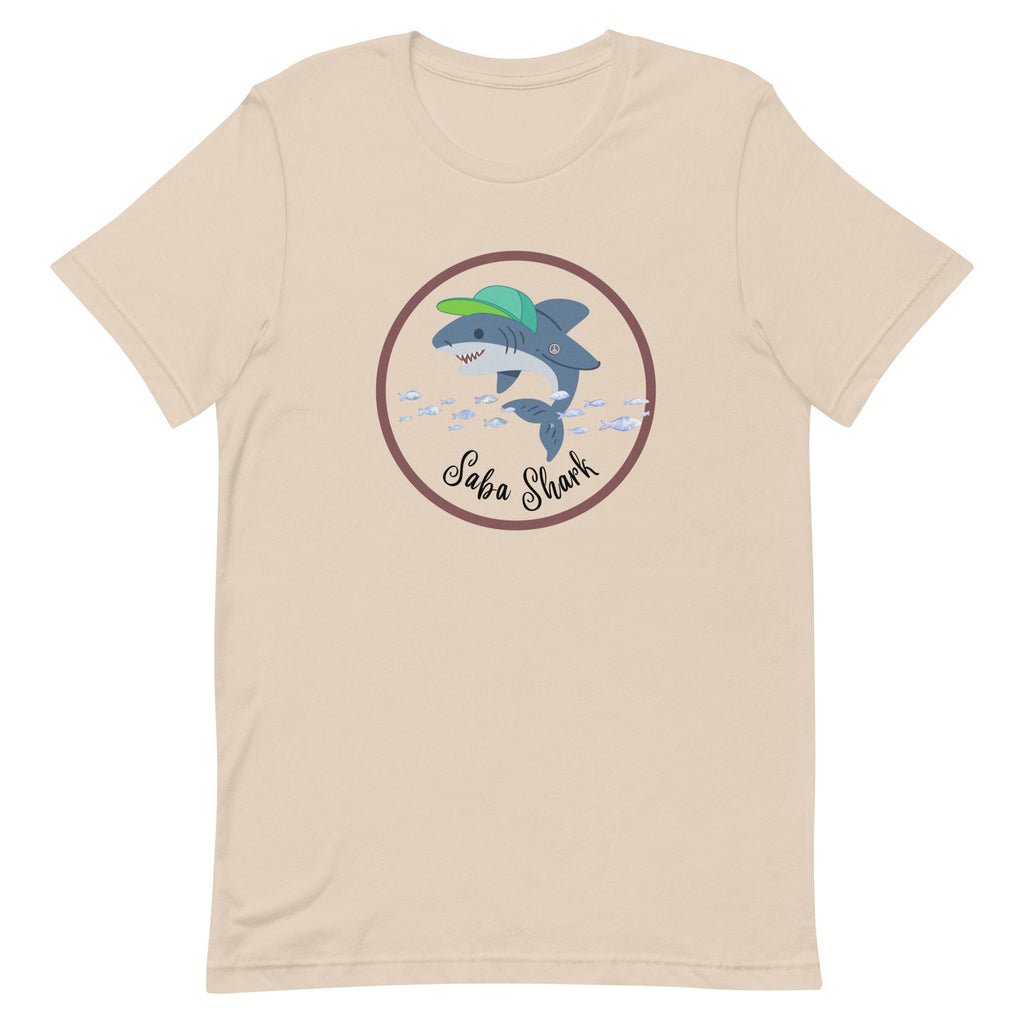 Saba Shark T-Shirt: Grandpa Shark in Hebrew, Family Matching Shirts