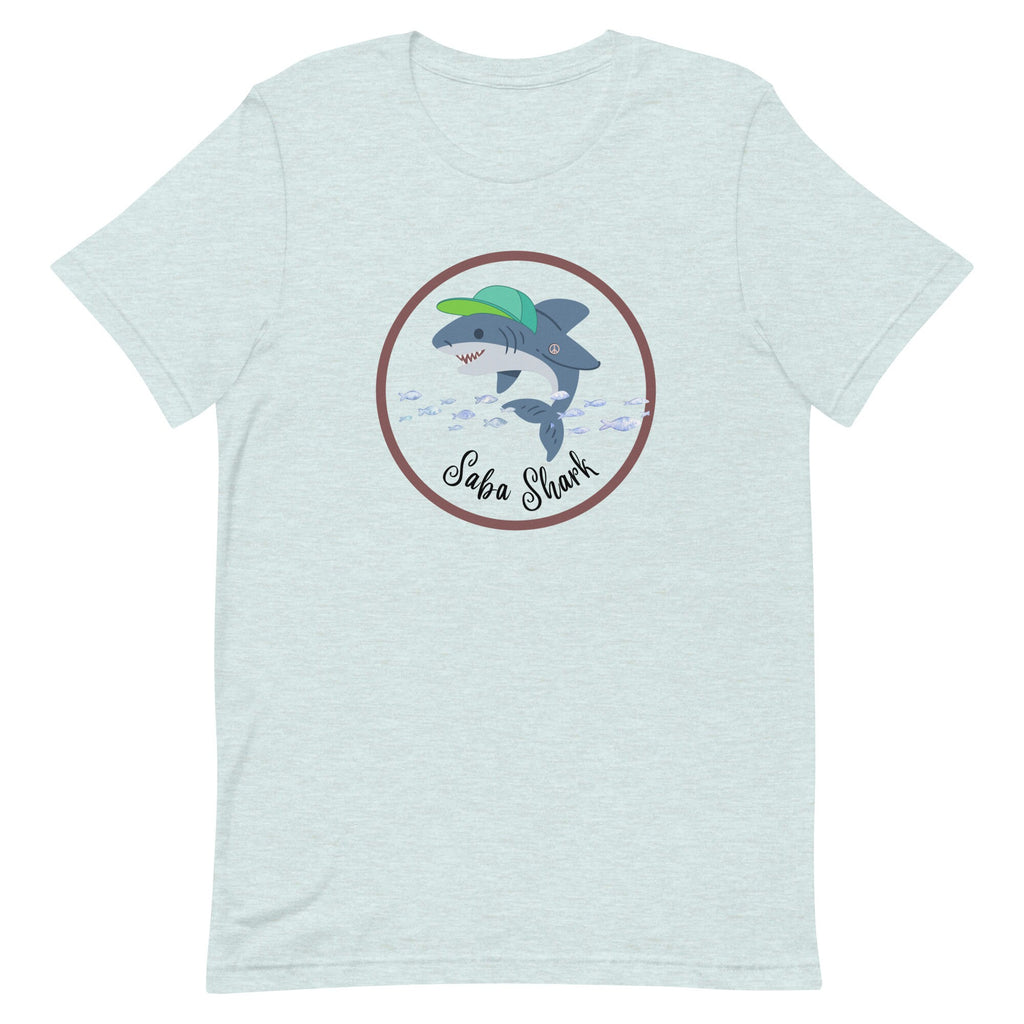 Saba Shark T-Shirt: Grandpa Shark in Hebrew, Family Matching Shirts