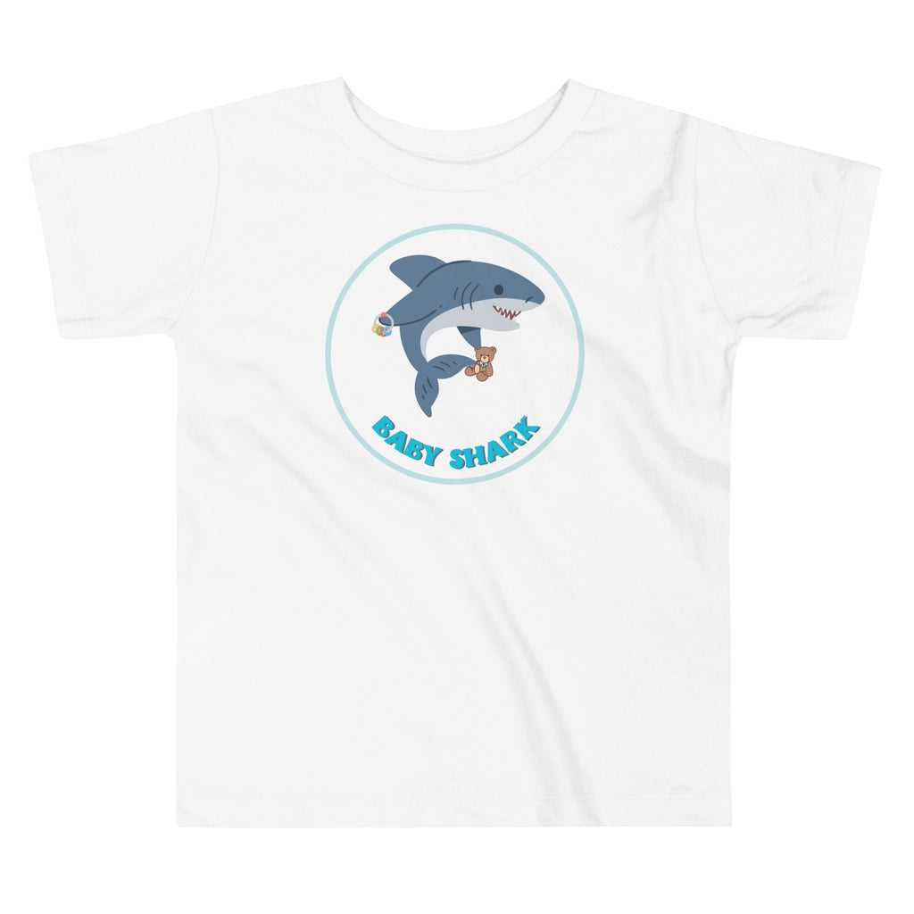 Baby Shark Shirt, Shark Baby Toddler Short Sleeve Tee, Cute Shark Toddler Shirt, Family Shark tees , Shark gift for Toddler, shark shirt