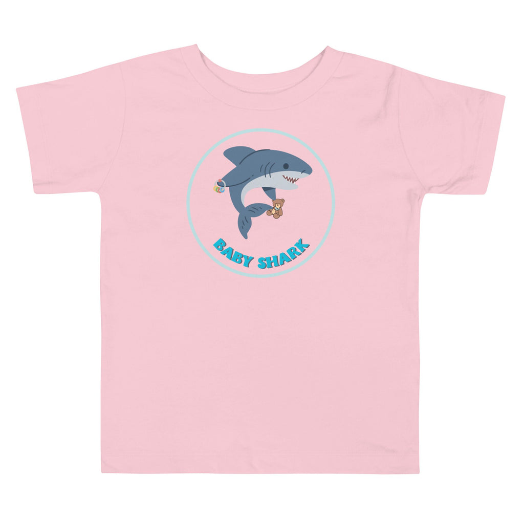 Baby Shark Shirt, Shark Baby Toddler Short Sleeve Tee, Cute Shark Toddler Shirt, Family Shark tees , Shark gift for Toddler, shark shirt