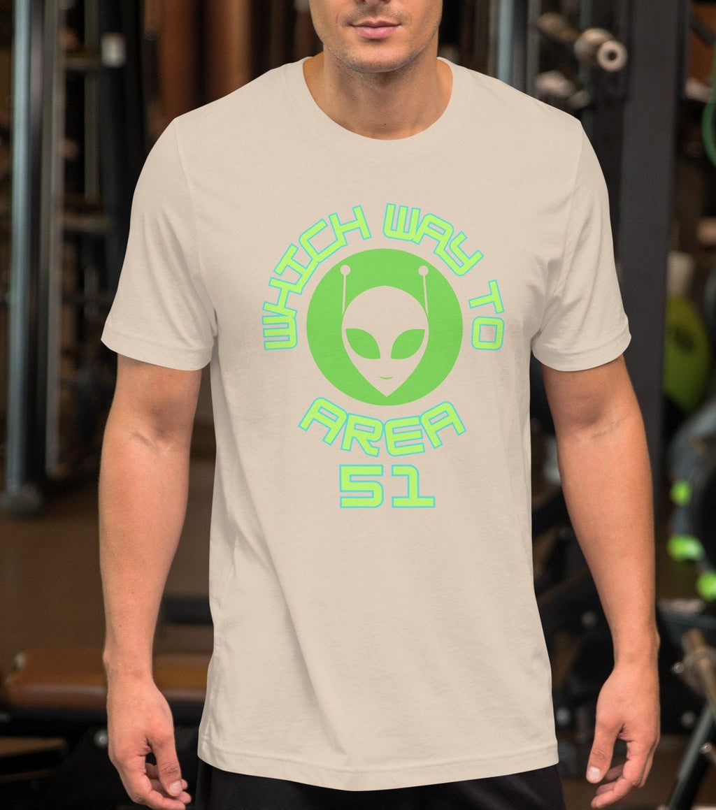Funny Alien Shirt: Area 51 UFO Fan Gift
