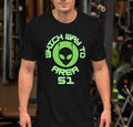 Funny Alien Shirt: Area 51 UFO Fan Gift