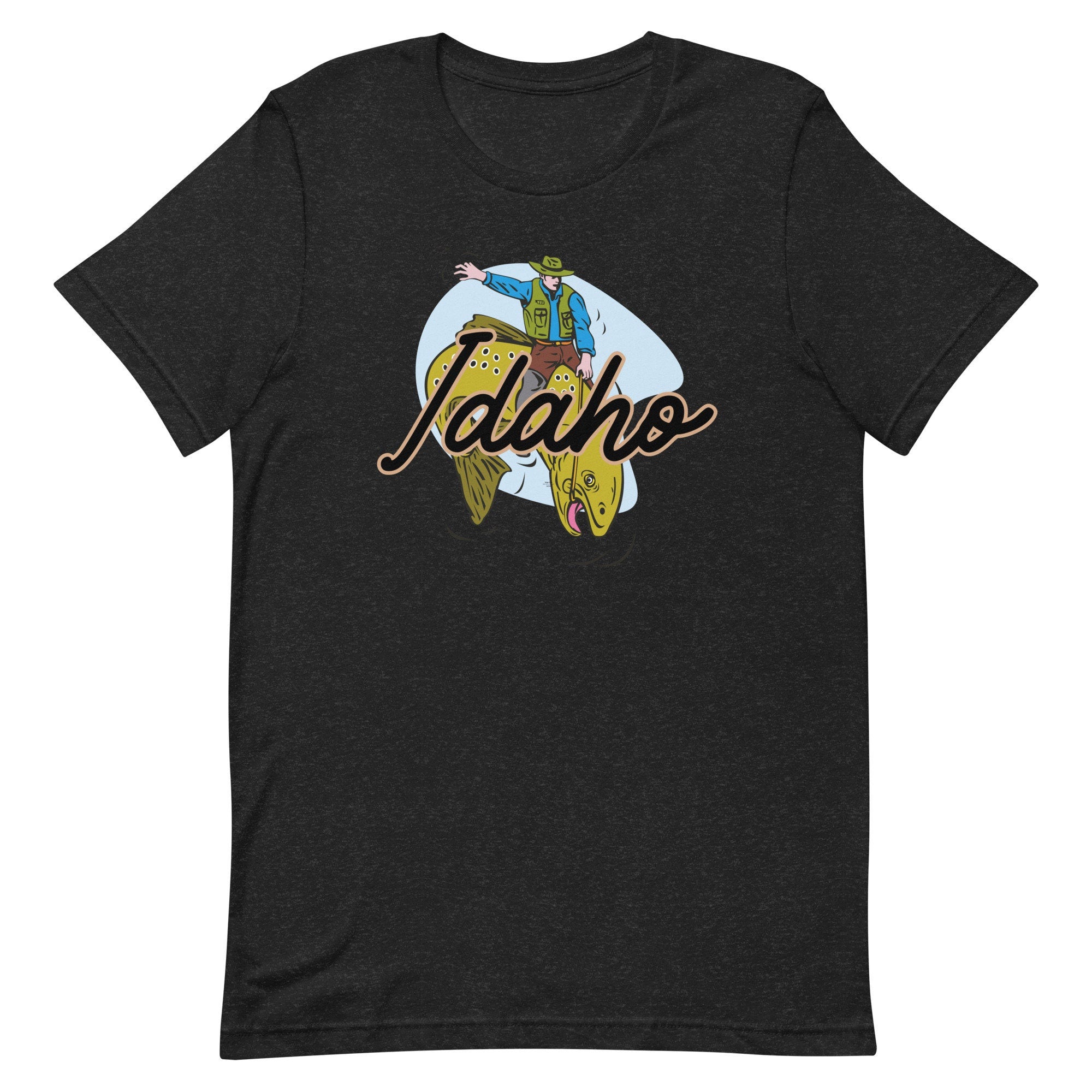 Funny Idaho Trout Wrangler Shirt, Gift for Dad