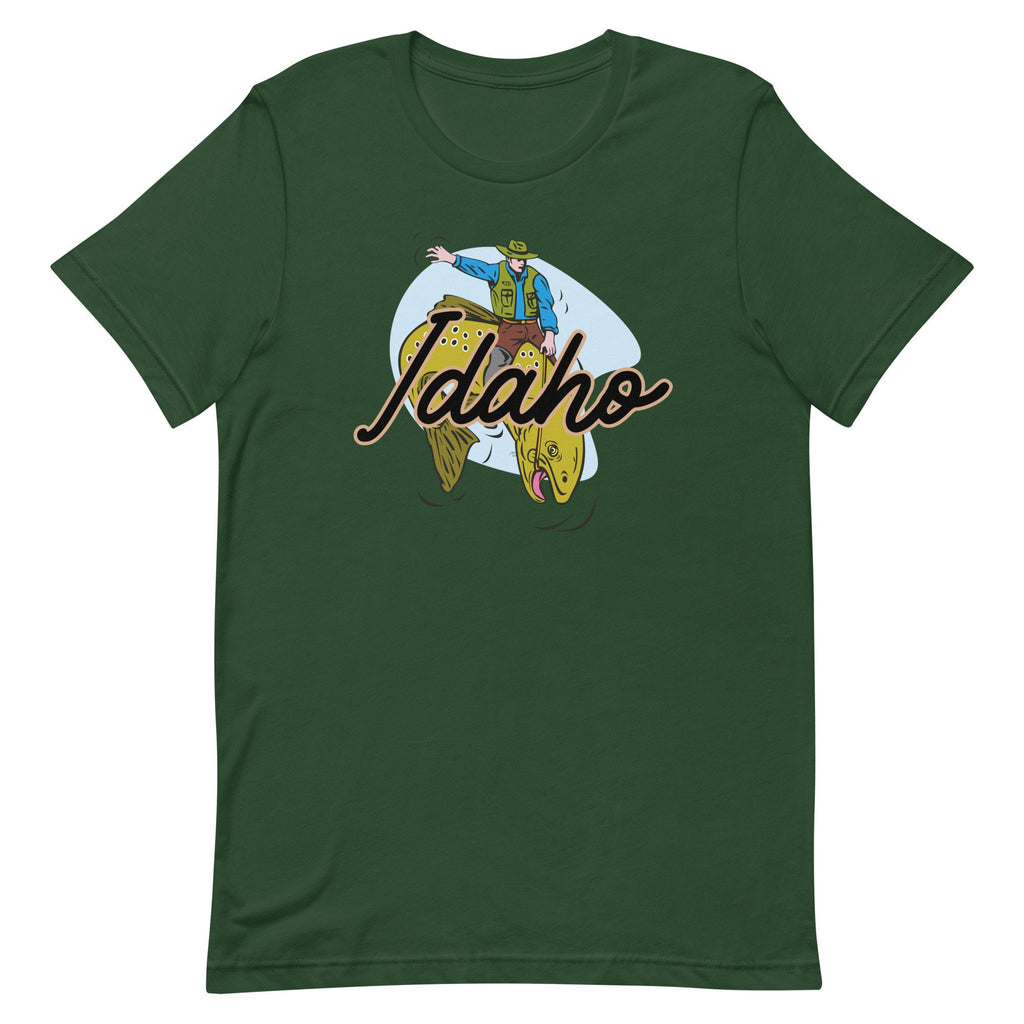 Funny Idaho Trout Wrangler Shirt, Gift for Dad