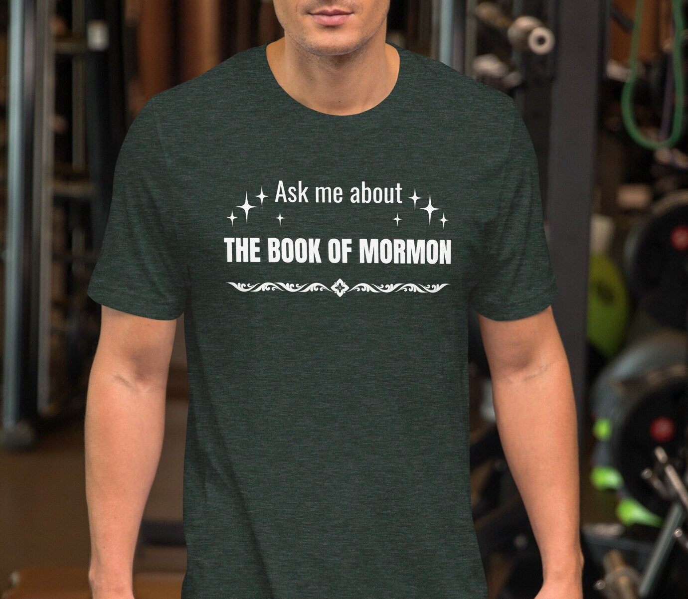 Book of Mormon Tee: Ask Me Shirt, LDS Missionary Gift