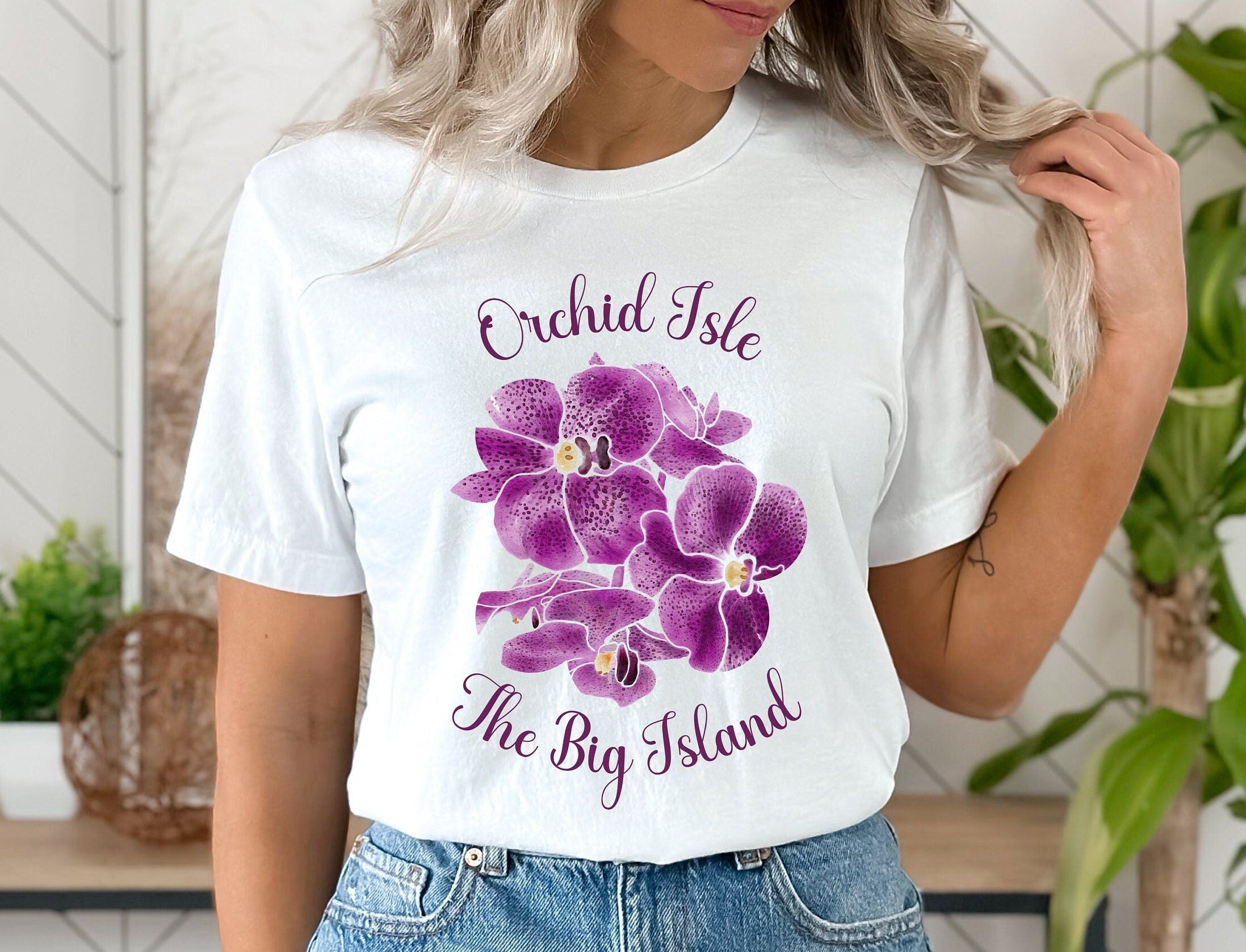 Hawaii Orchids T-Shirt: Big Island Souvenir Tee