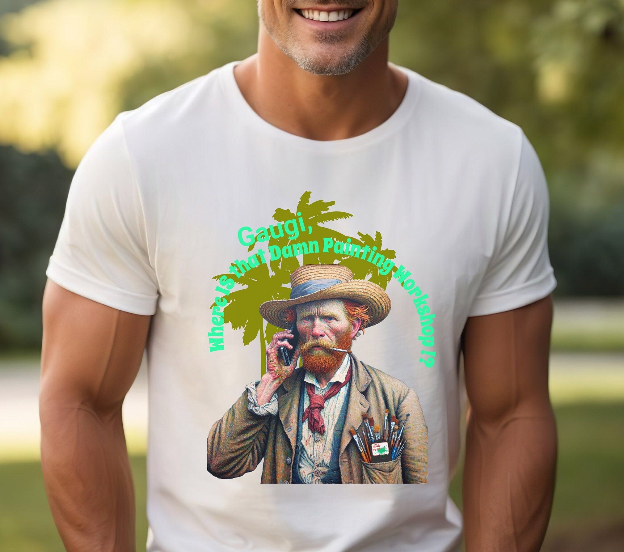 Funny Van Gogh Unisex T-Shirt: Art Lover Gift