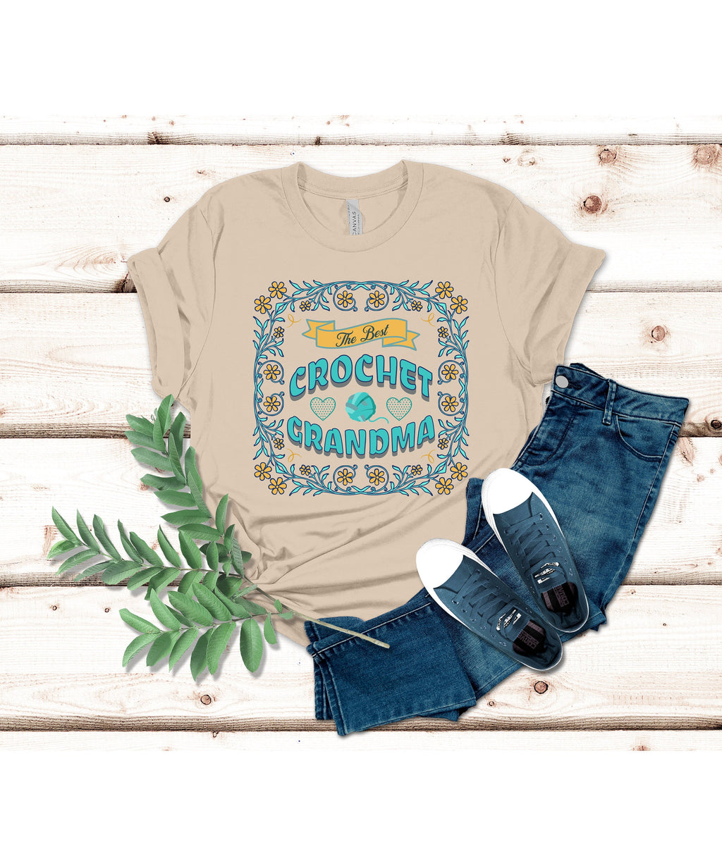 Crochet Grandma T-Shirt, Mother's Day Gift gift for Grandma gift for Nana