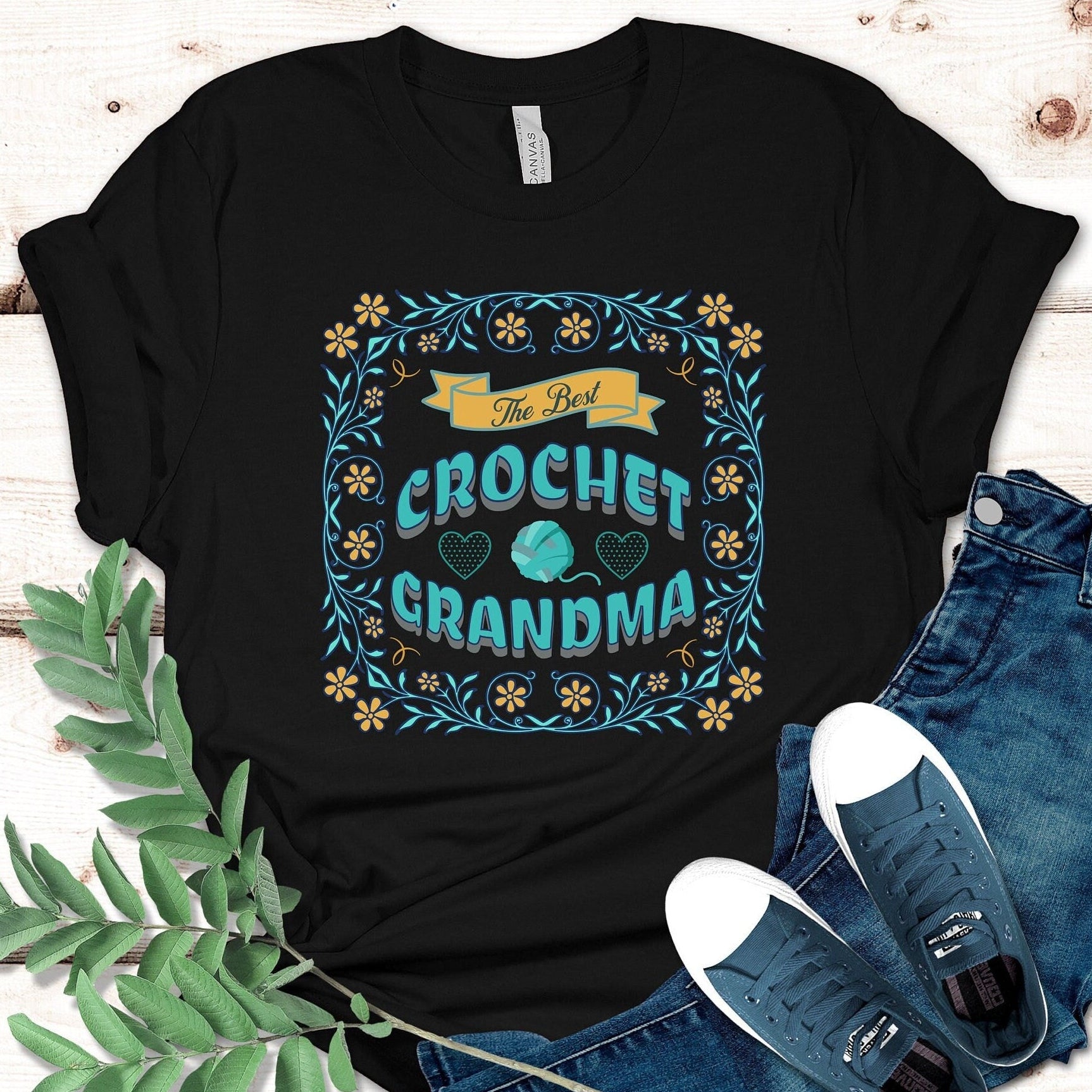Crochet Grandma T-Shirt, Mother's Day Gift gift for Grandma gift for Nana