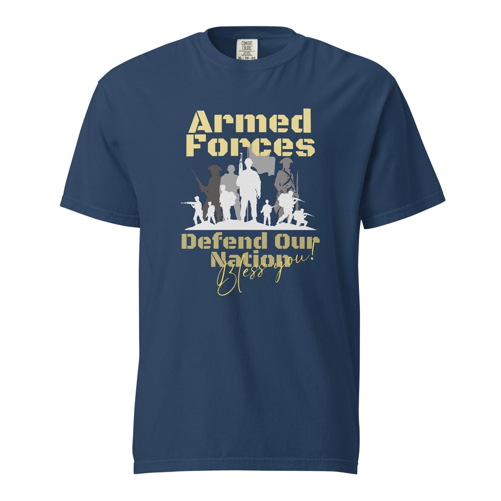 Comfort Colors Armed Forces Shirt, American military shirt, Military USA Tees, gift for military, gift for Veteran, Father's Day gift
