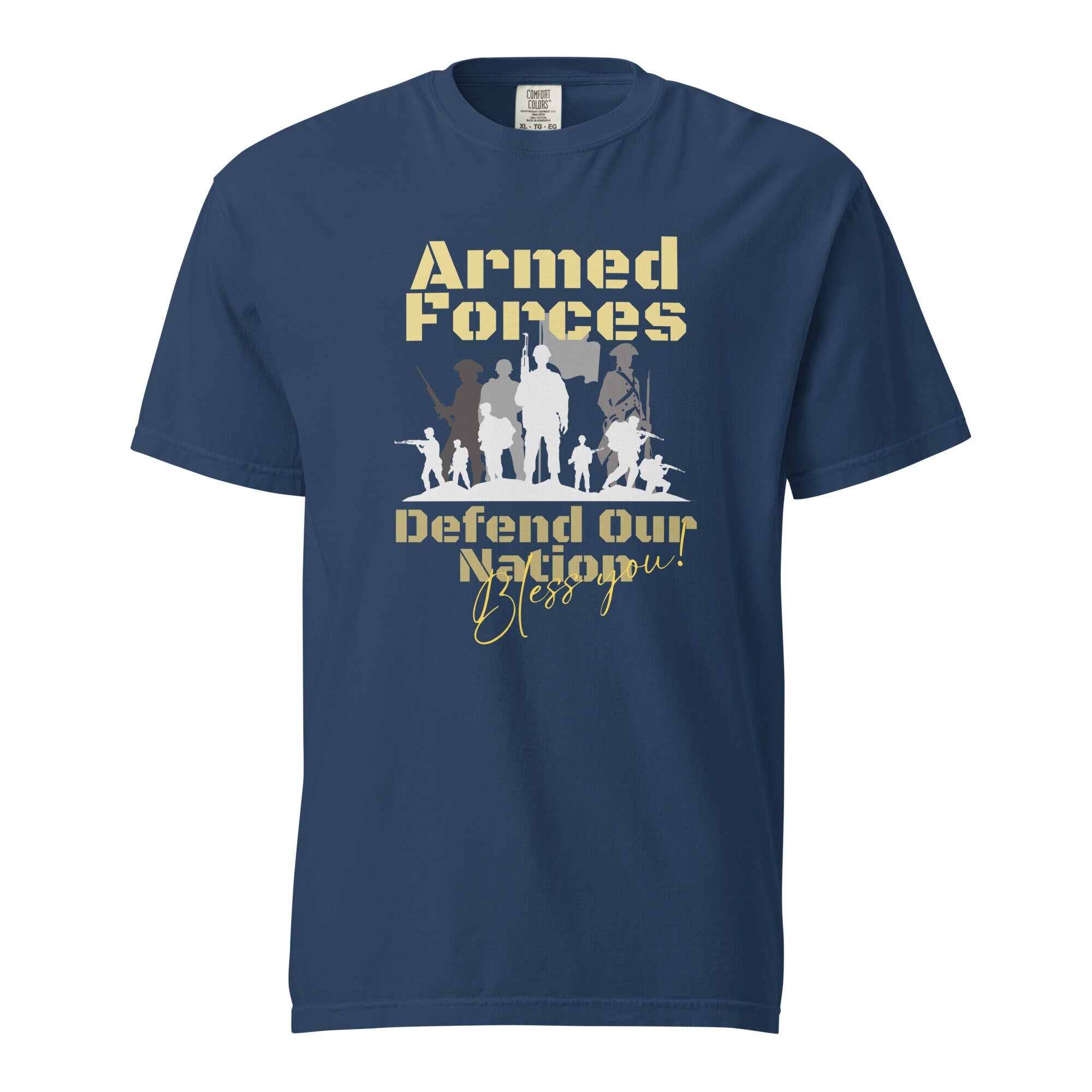 Comfort Colors Armed Forces Shirt, American military shirt, Military USA Tees, gift for military, gift for Veteran, Father's Day gift