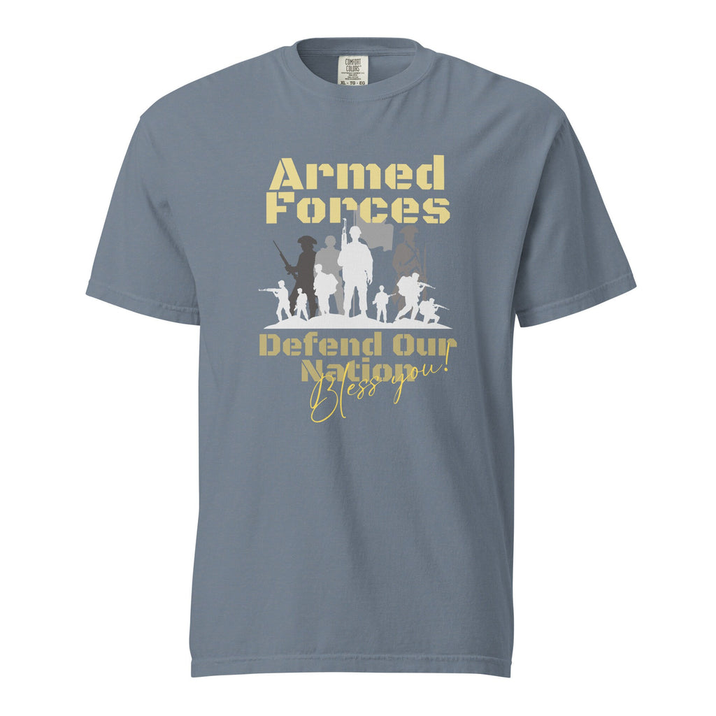Comfort Colors Armed Forces Shirt, American military shirt, Military USA Tees, gift for military, gift for Veteran, Father's Day gift