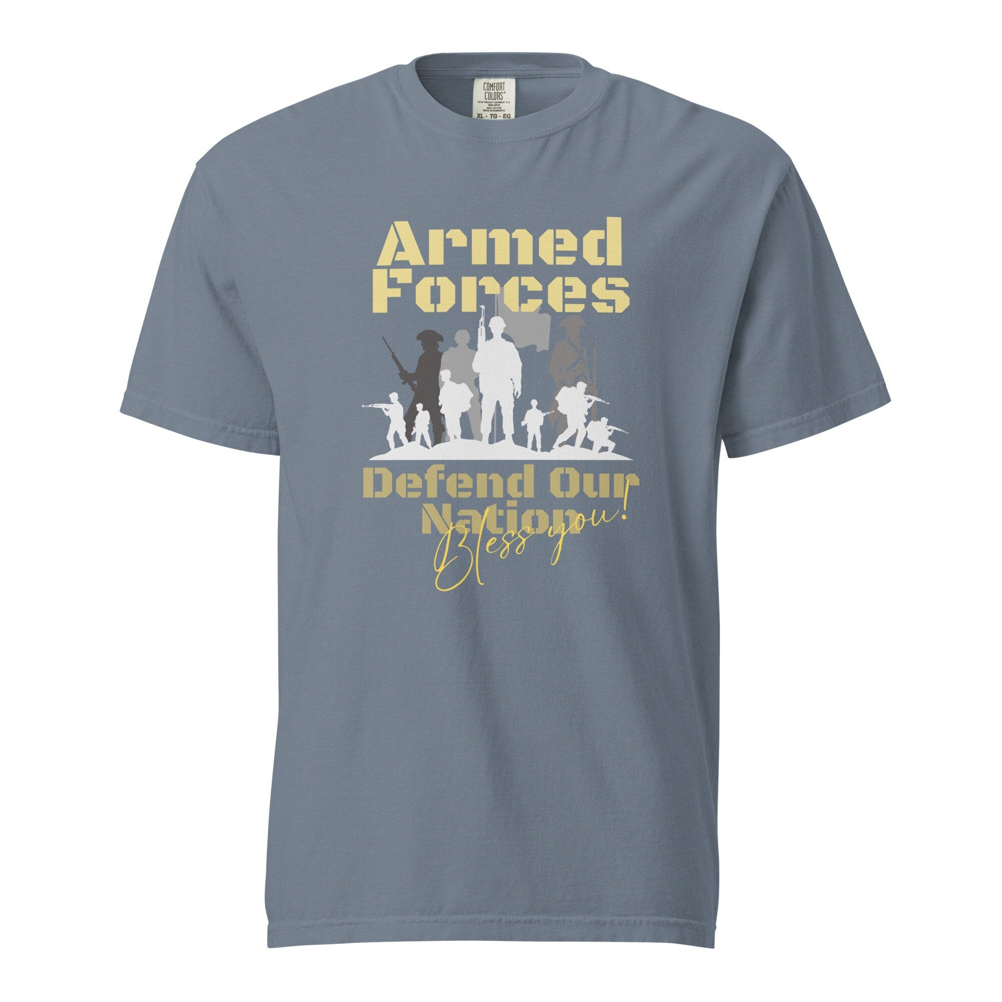 Comfort Colors Armed Forces Shirt, American military shirt, Military USA Tees, gift for military, gift for Veteran, Father's Day gift