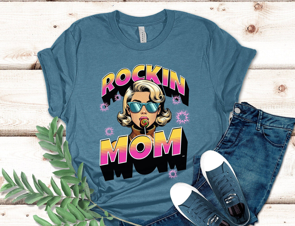Funny Mom T-Shirt: Retro Pop Art Comic Book Style Tee