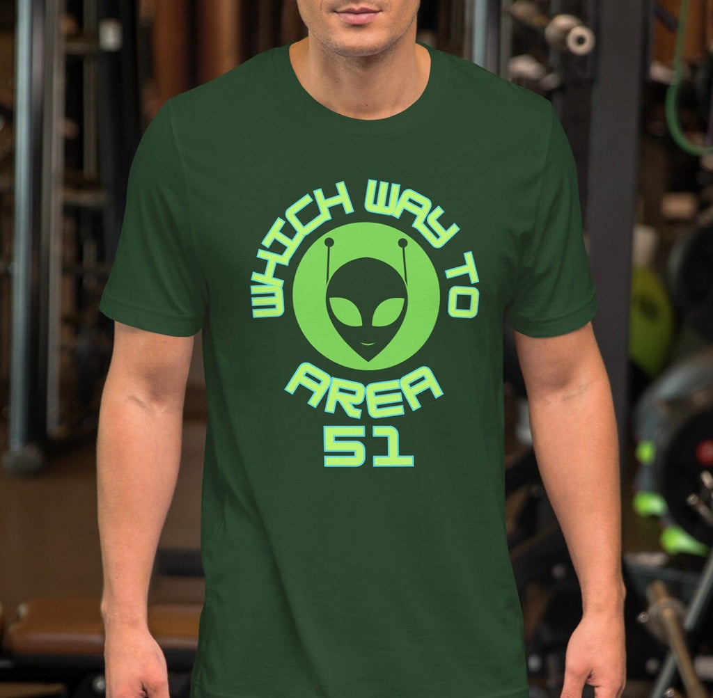 Funny Alien Shirt: Area 51 UFO Fan Gift