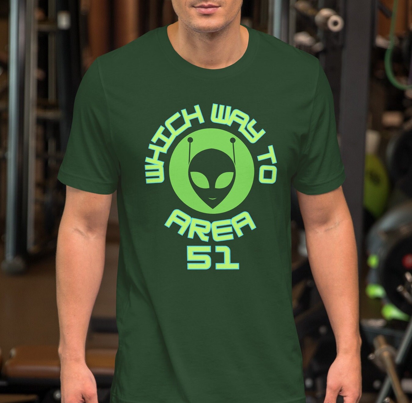 Funny Alien Shirt: Area 51 UFO Fan Gift