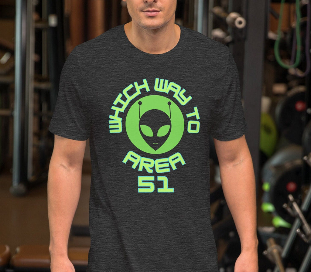 Funny Alien Shirt: Area 51 UFO Fan Gift