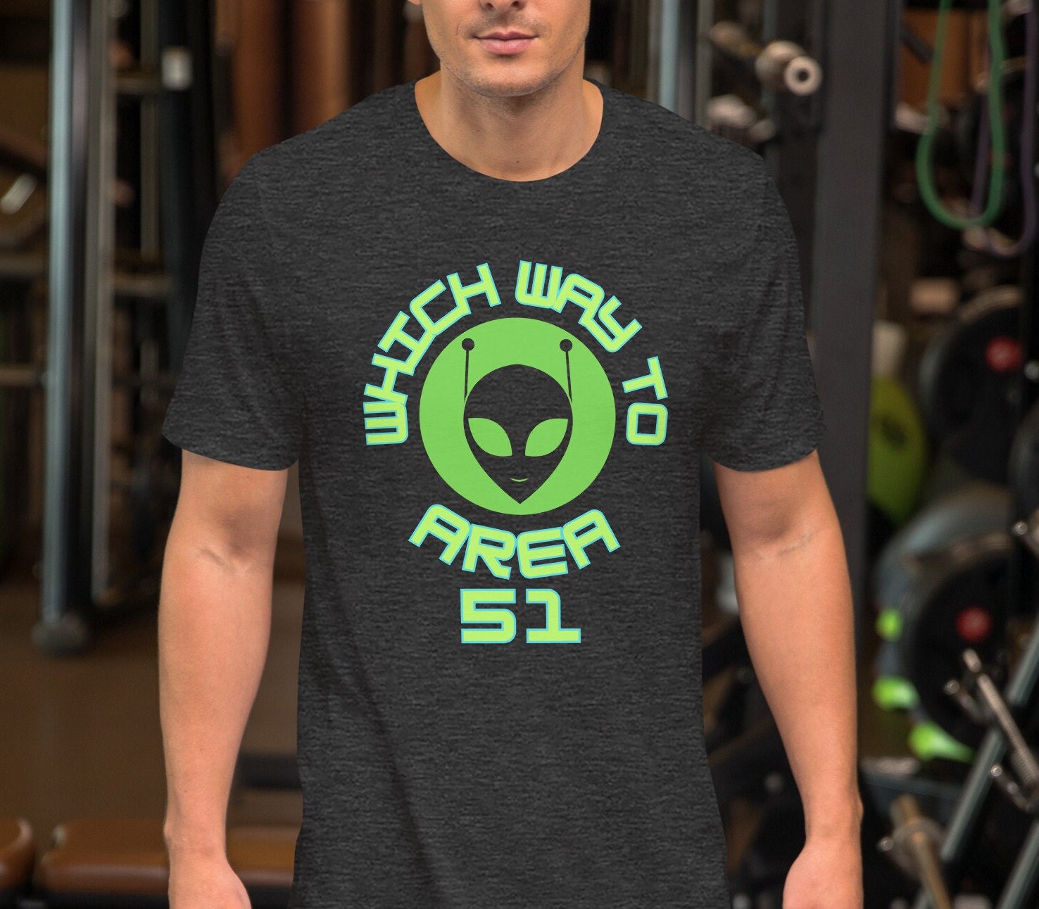 Funny Alien Shirt: Area 51 UFO Fan Gift