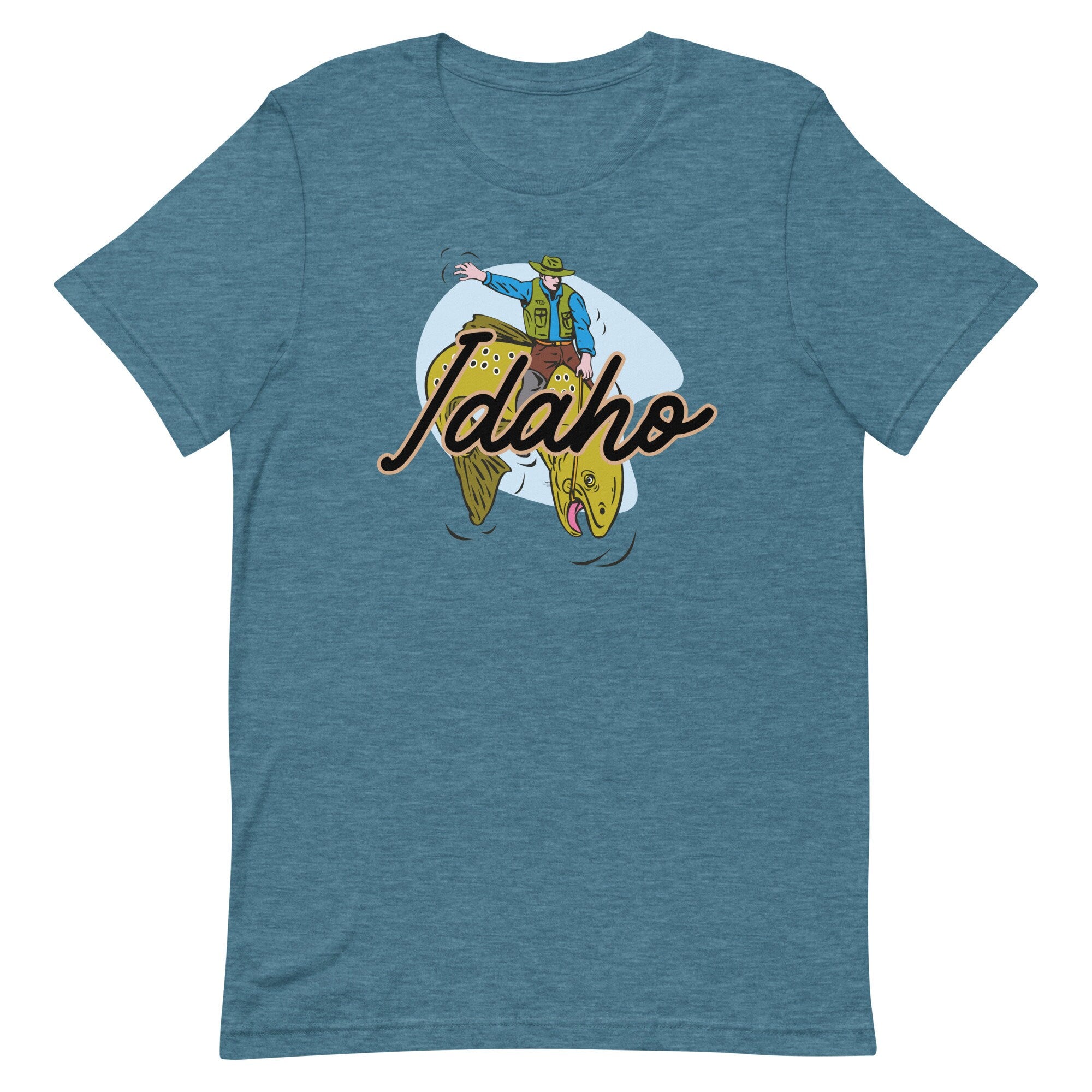 Funny Idaho Trout Wrangler Shirt, Gift for Dad