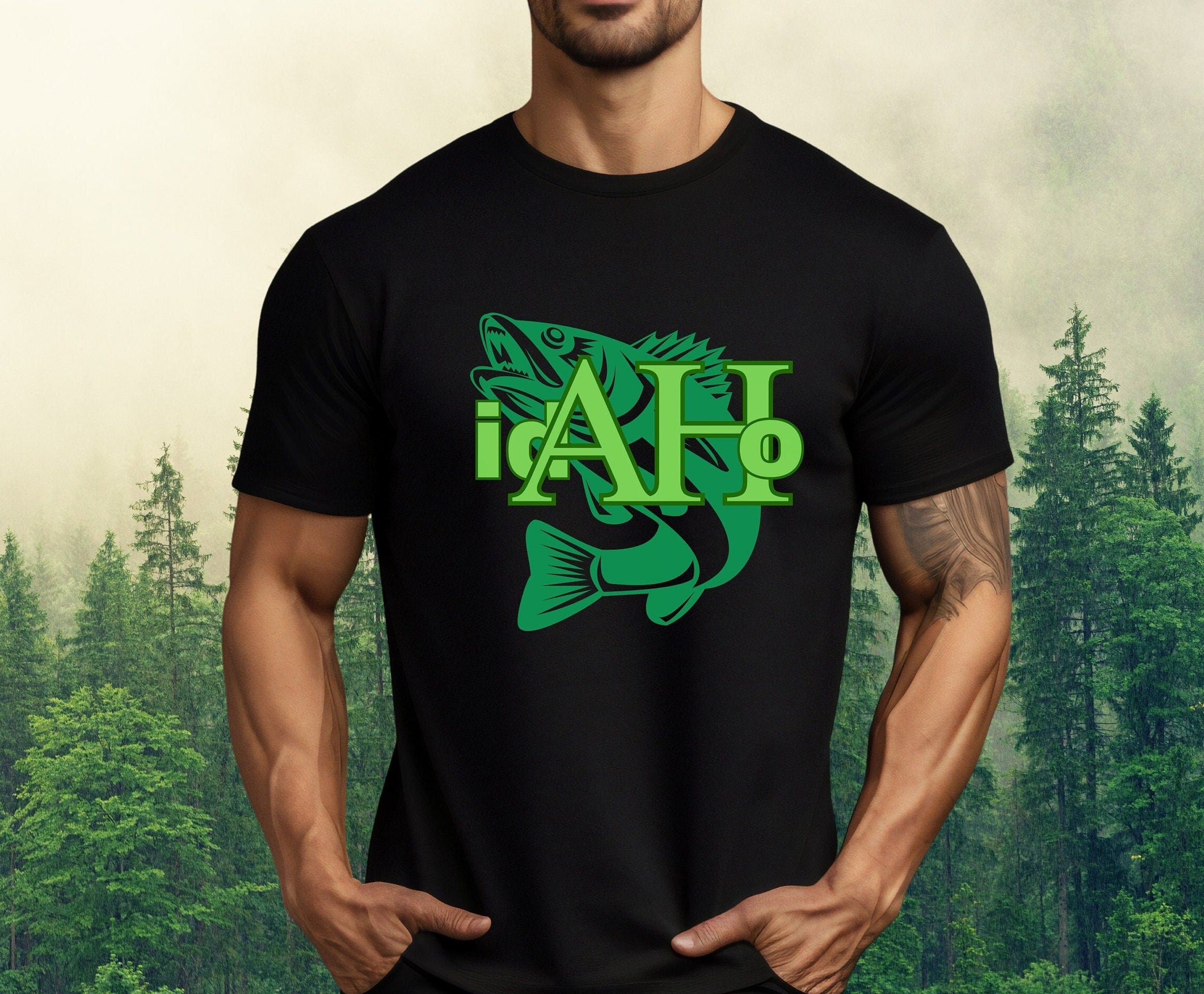 Idaho Shirt, Idaho fishing shirt, Idaho fishing tee, Idaho gift, Idaho fishing gift Unisex t-shirt