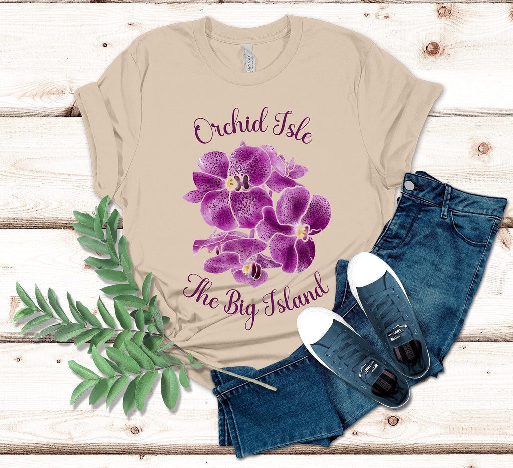 Hawaii Orchids T-Shirt: Big Island Souvenir Tee