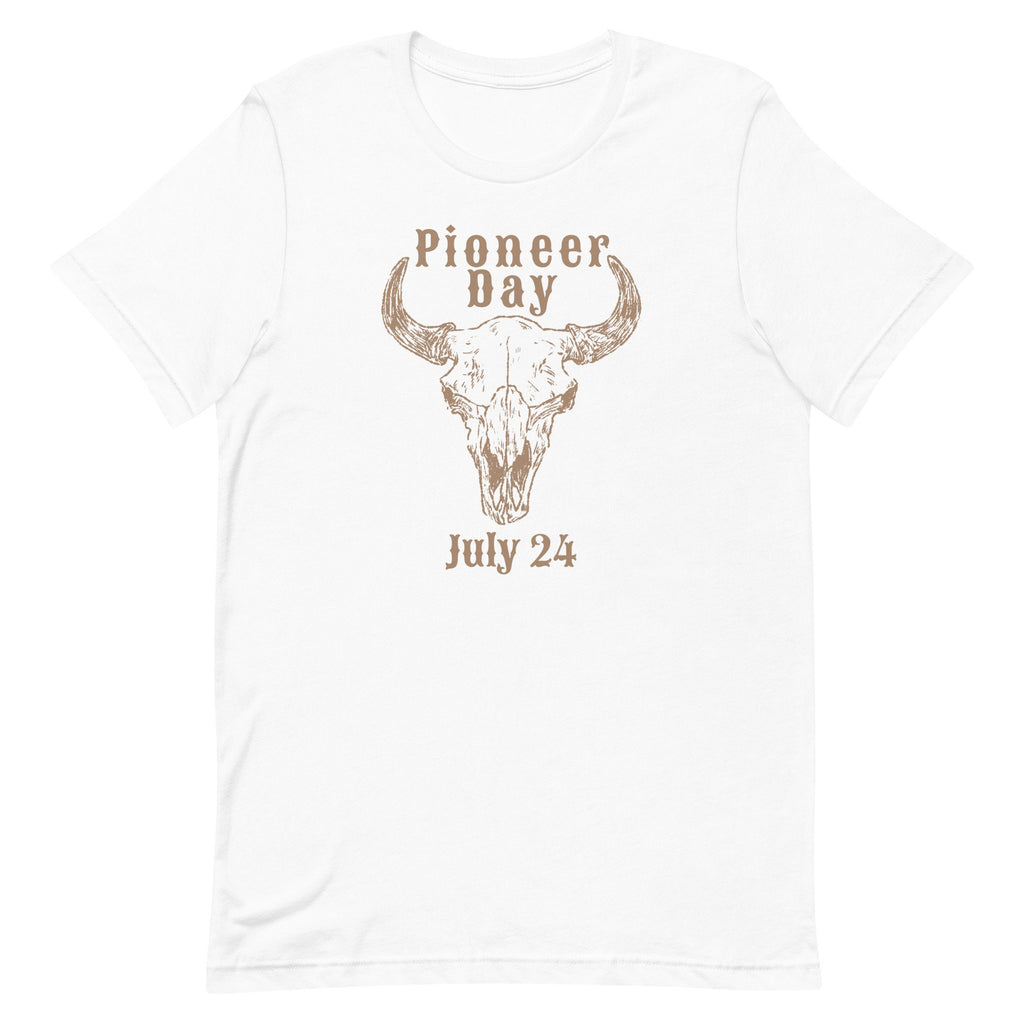 Pioneer Day Skull Graphic T-Shirt, LDS Gift