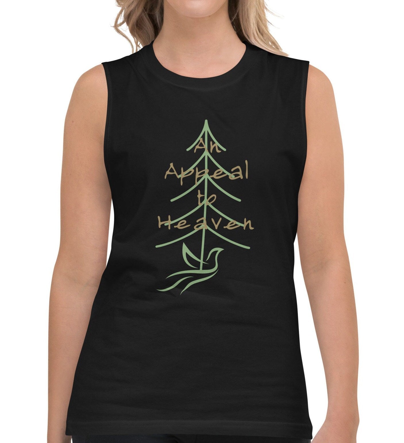 Appeal to Heaven Muscle Tank: Minimalist Christian Shirt