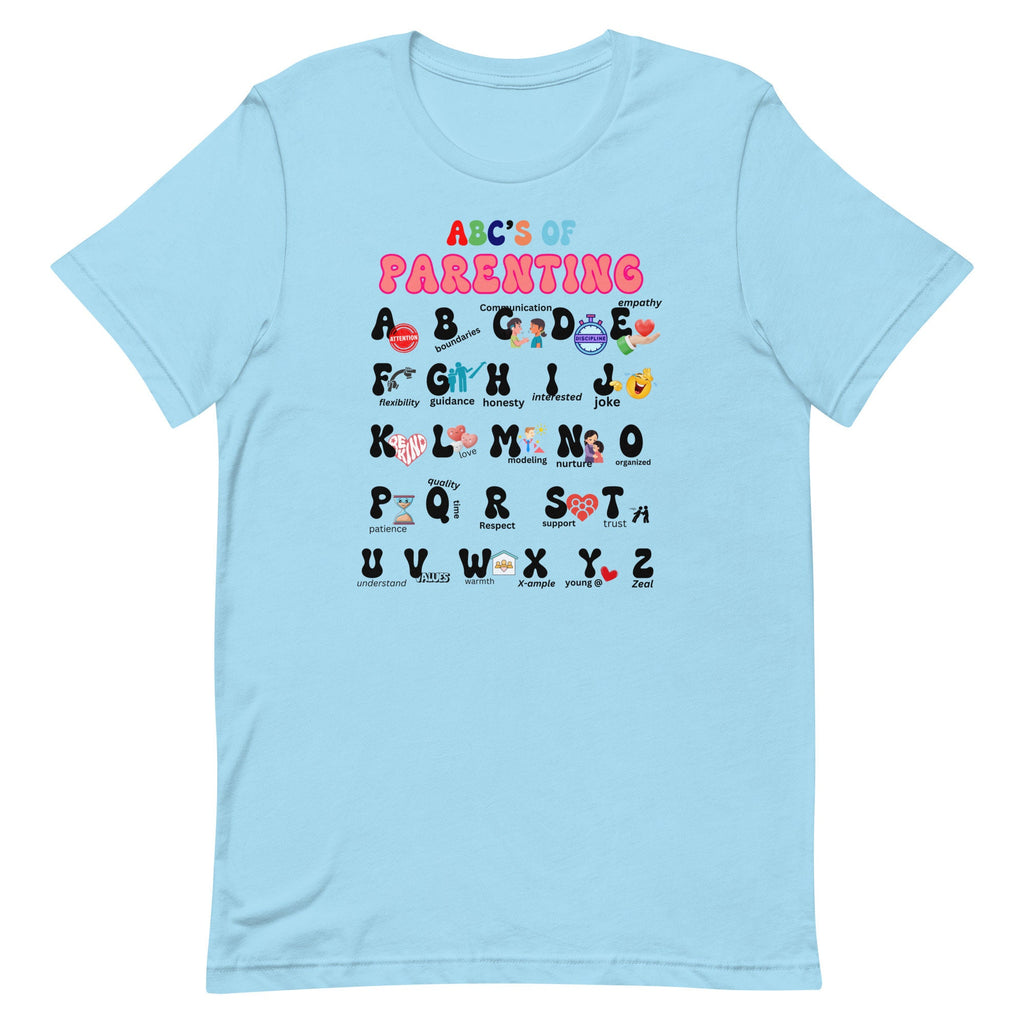 Parenting Shirt Alphabet T-Shirt: ABCs of Parenting, New Parent Gift
