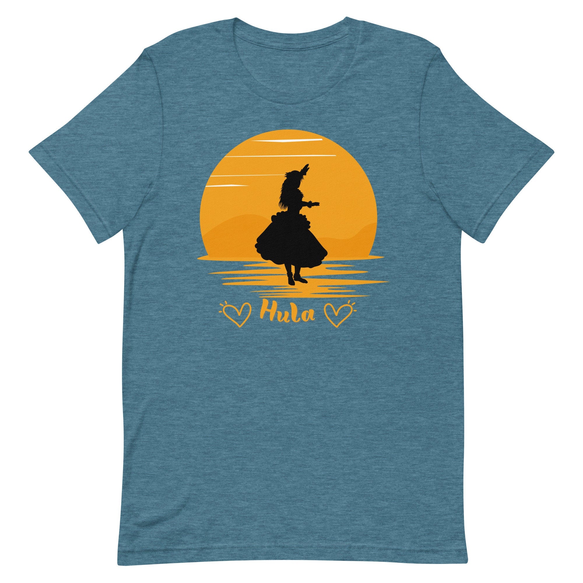 Hula Sunset Shirt: Hawaiian Dance Tee, Hula Lover Gift