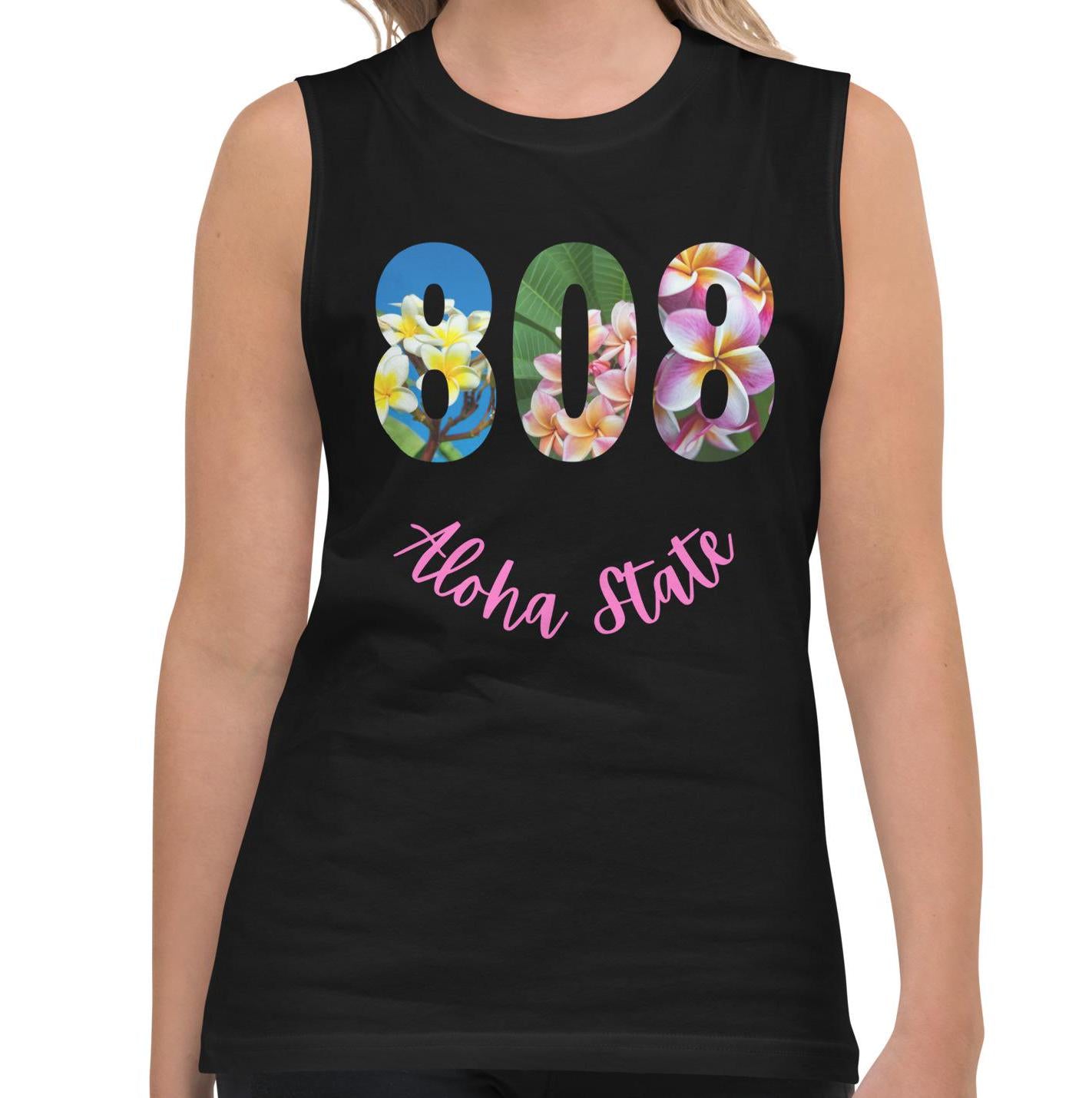 Aloha State Muscle Shirt, Hawaii 808 tank top, Aloha State Hawaii muscle tank unisex Hawaii 808 tank