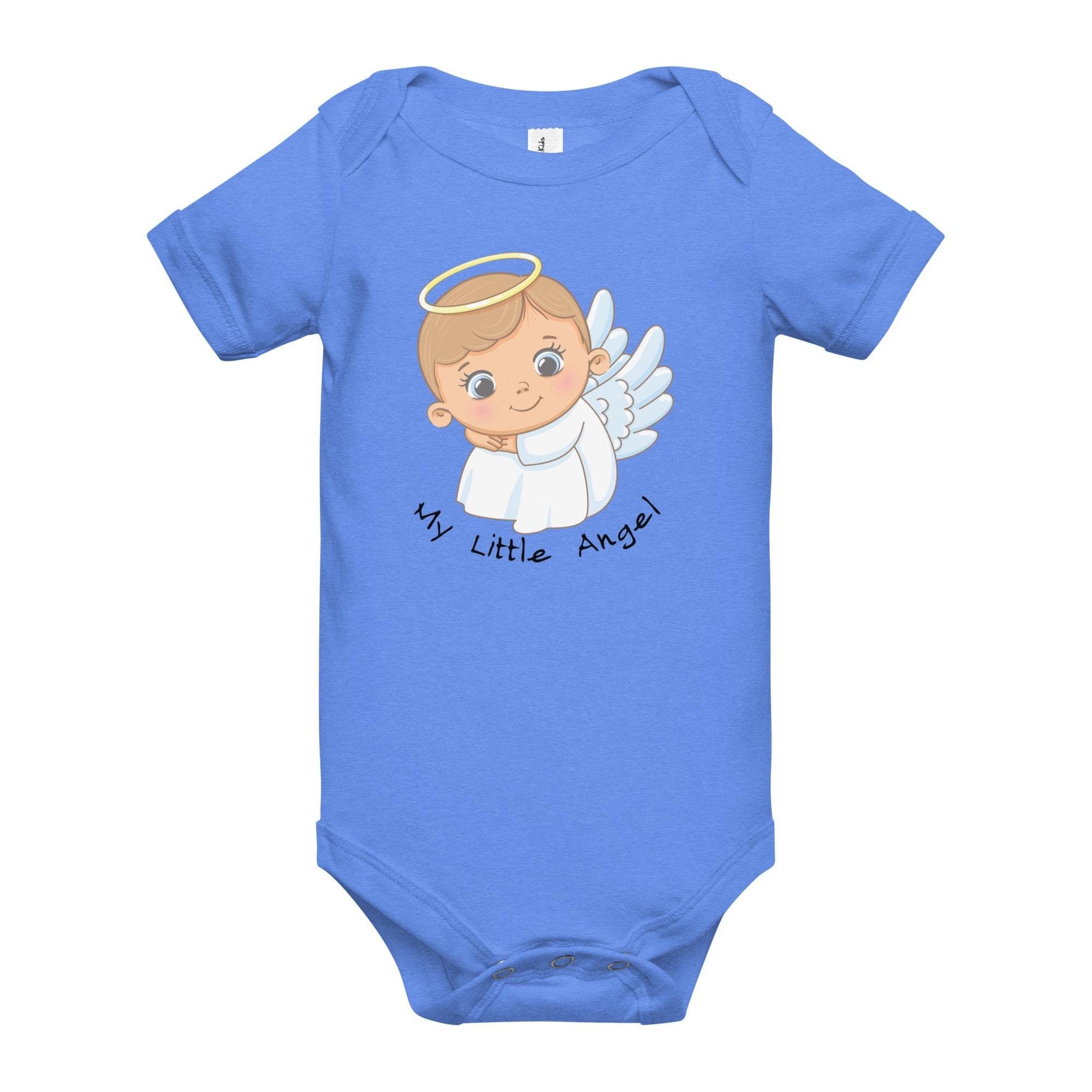 Angel baby bodysuit, Baby Angel outfit, Angel infant one piece, Baby short sleeve one piece, baby gift, cotton angel bodysuit baby shower