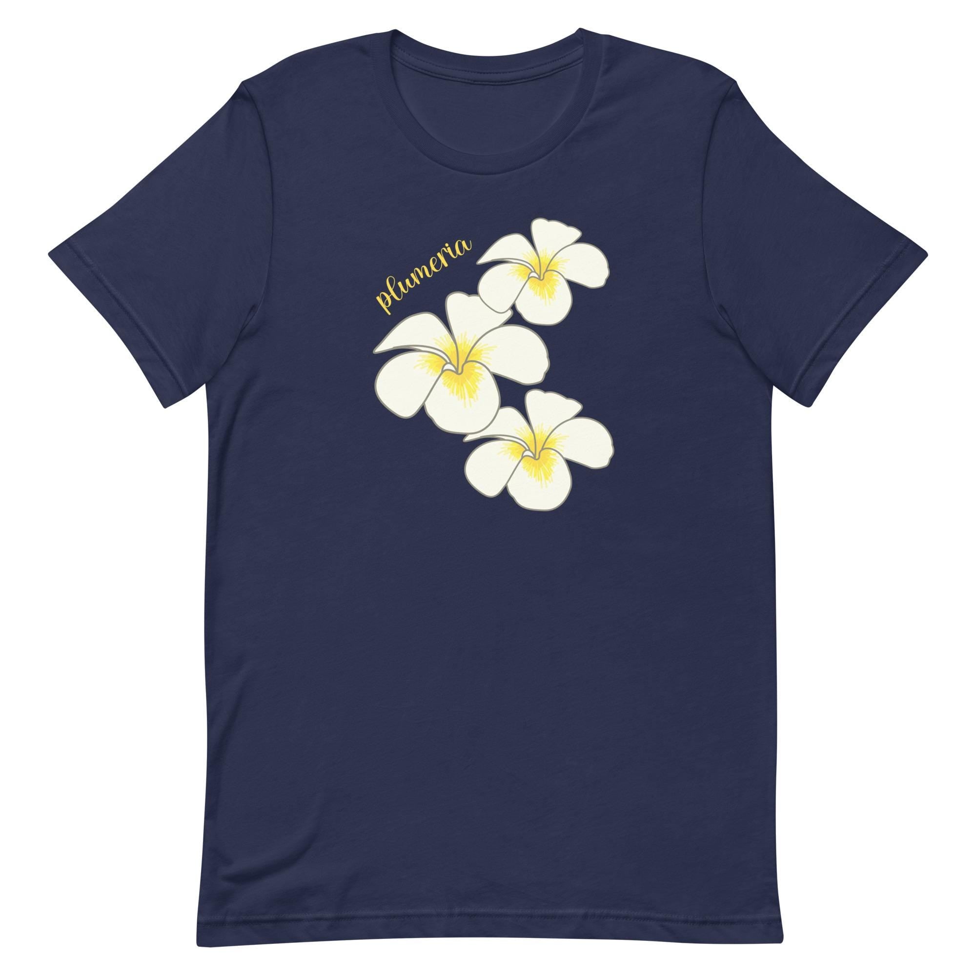 Plumeria tshirts: Tropical Hawaiian Blossoms Tee