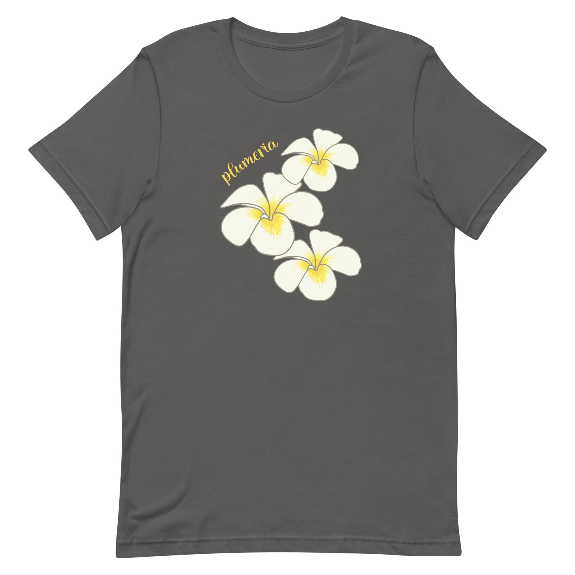 Plumeria tshirts: Tropical Hawaiian Blossoms Tee